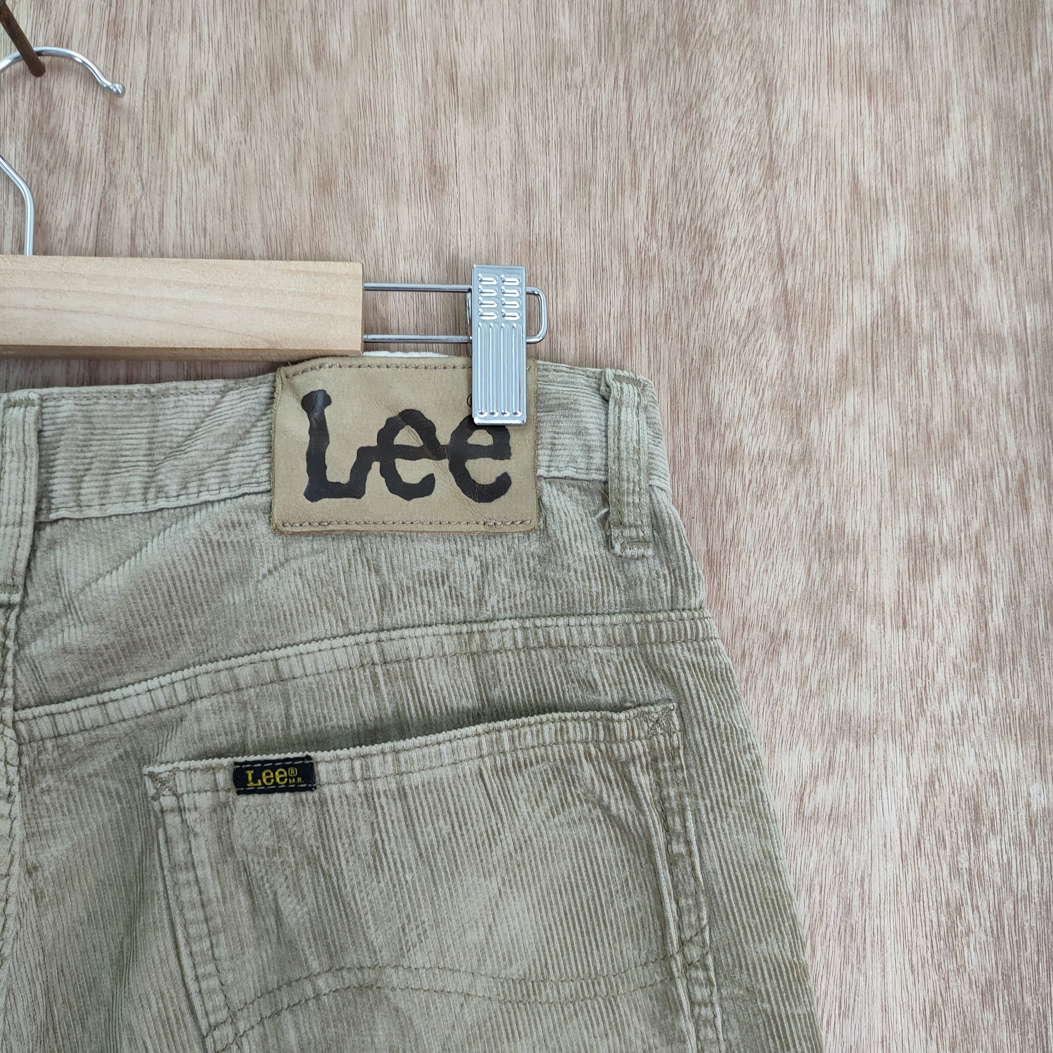 StraightFaded LEE CORDUROY FADED BROWN PANTS Size US 31 - 10 Thumbnail