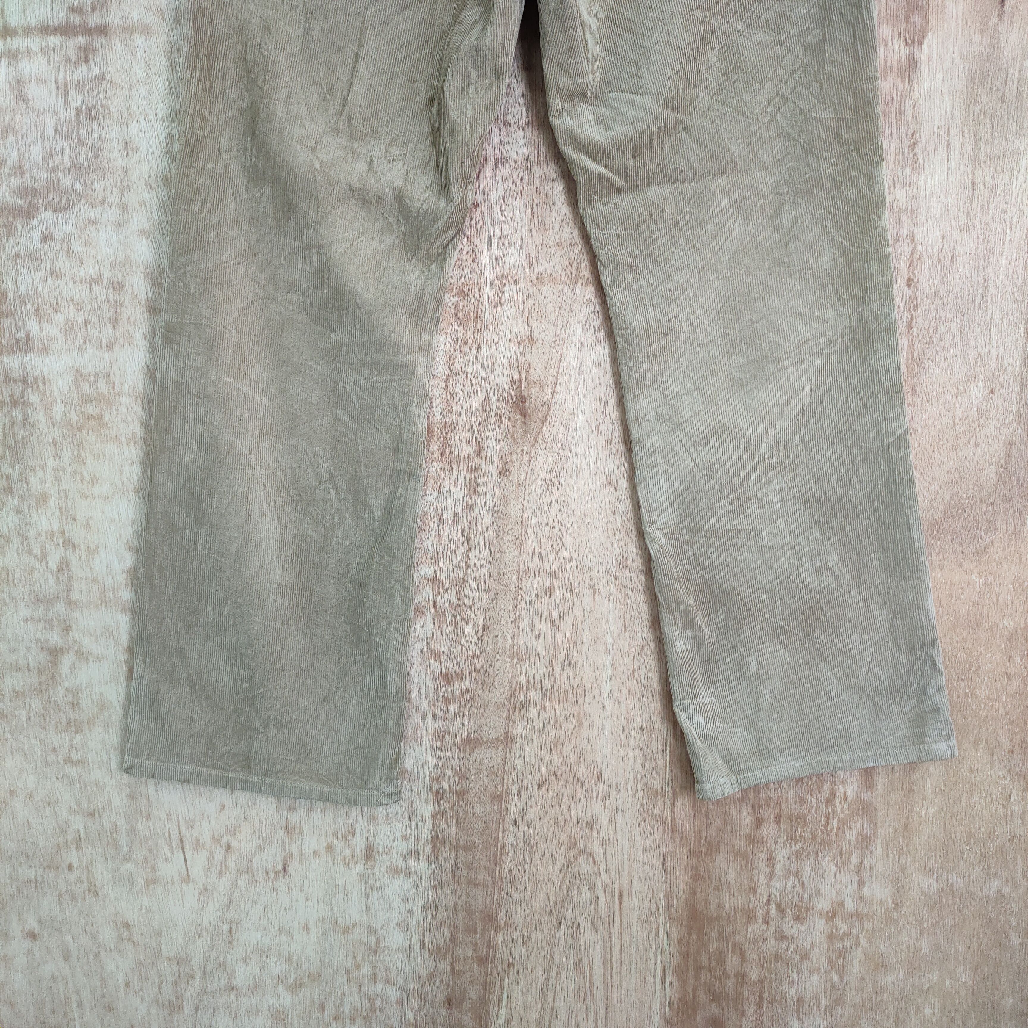 StraightFaded LEE CORDUROY FADED BROWN PANTS Size US 31 - 9 Thumbnail