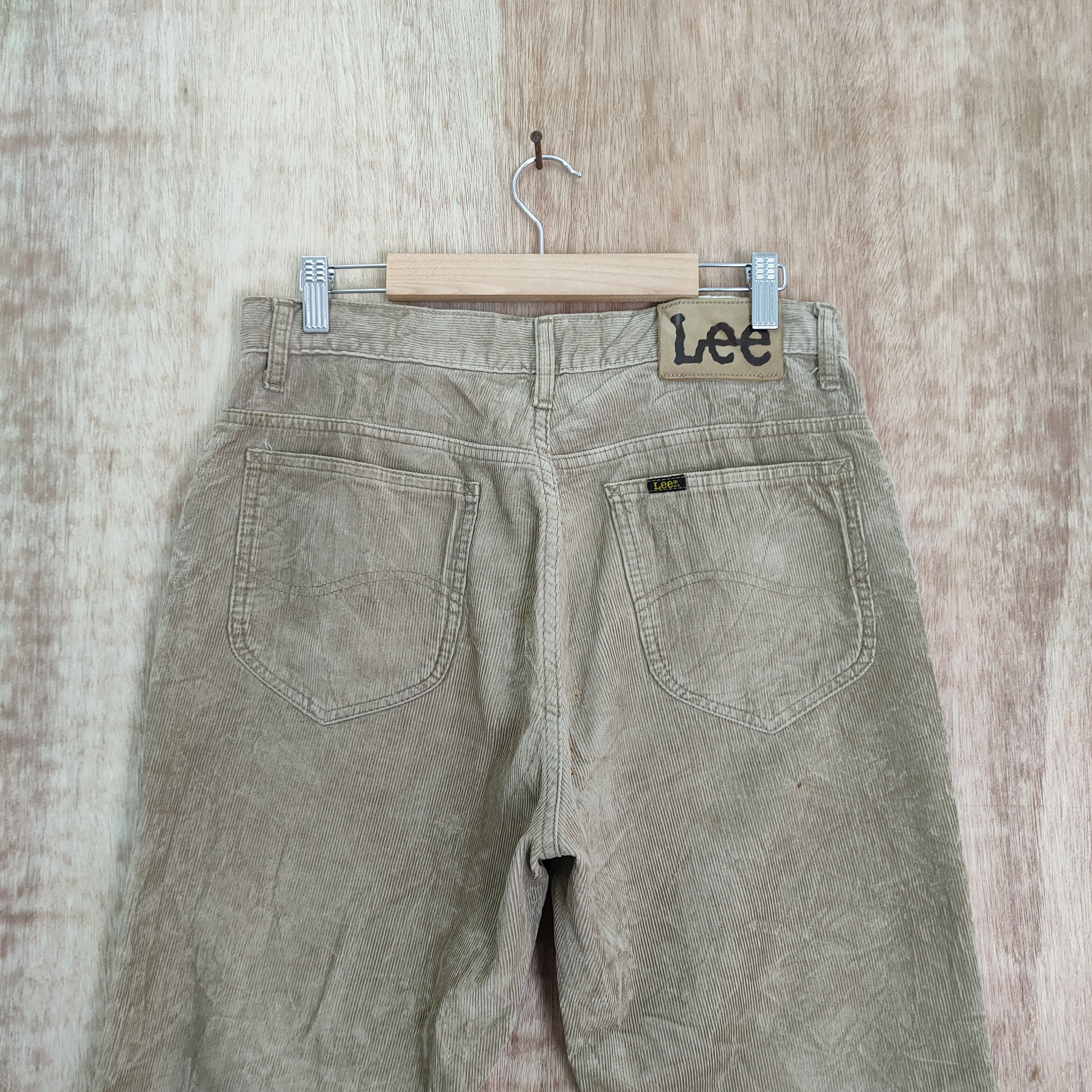 StraightFaded LEE CORDUROY FADED BROWN PANTS Size US 31 - 8 Thumbnail