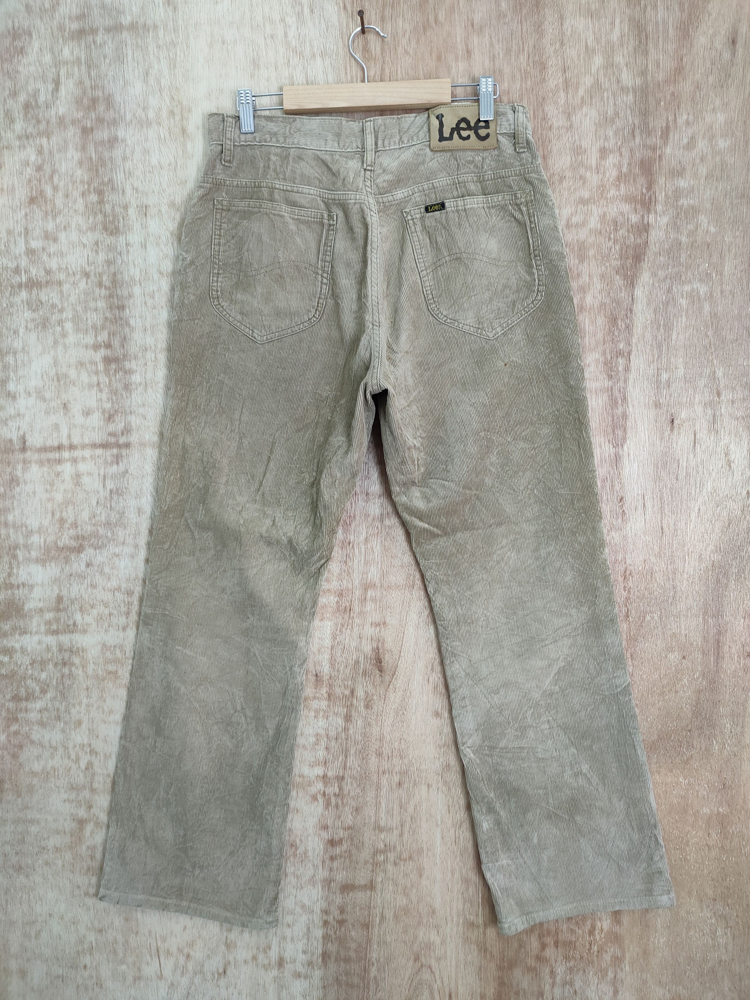 StraightFaded LEE CORDUROY FADED BROWN PANTS Size US 31 - 6 Thumbnail
