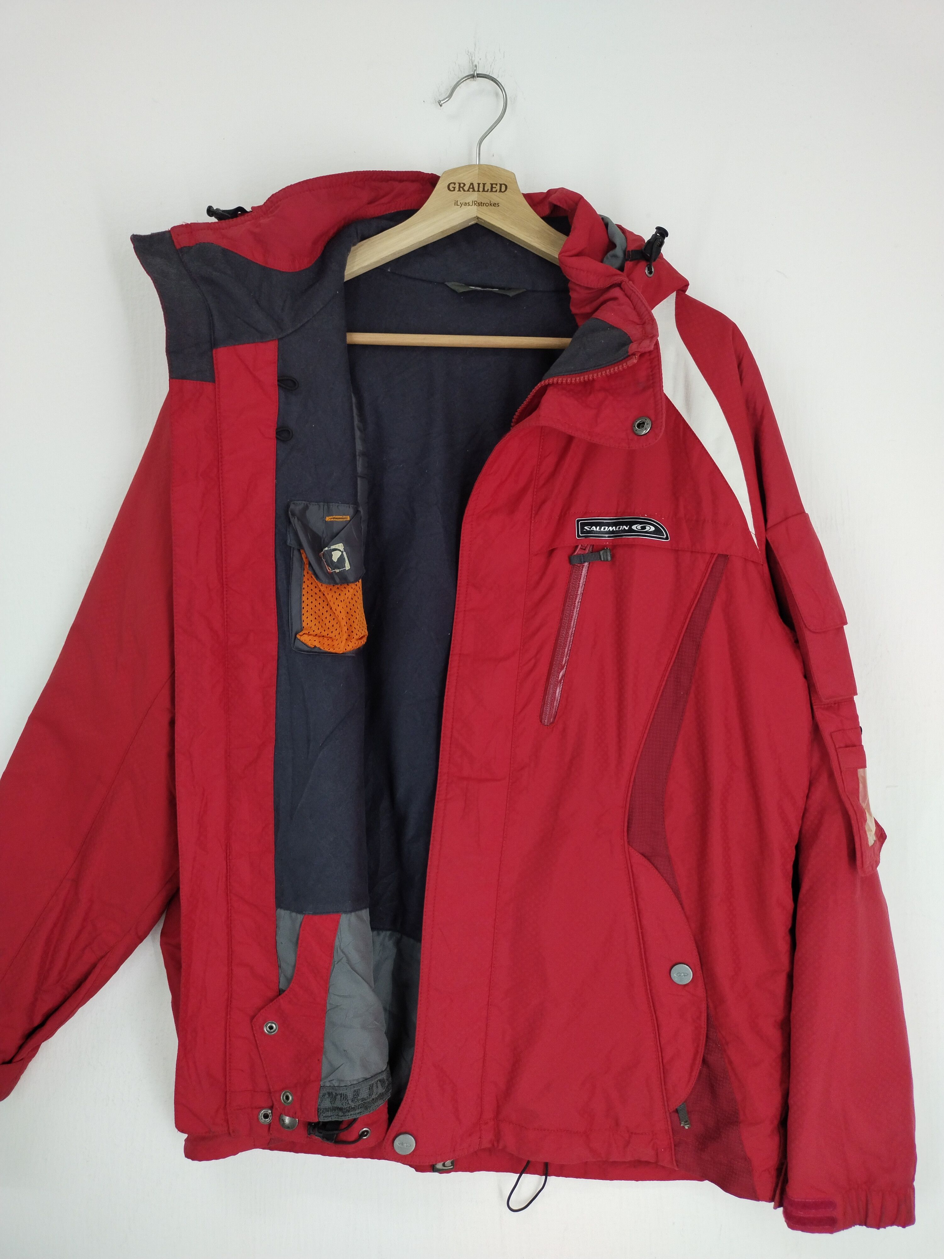 Salomon × Vintage VINTAGE SALOMON TACTICAL RED HOODIE JACKET Size US L / EU 52-54 / 3 - 10 Thumbnail