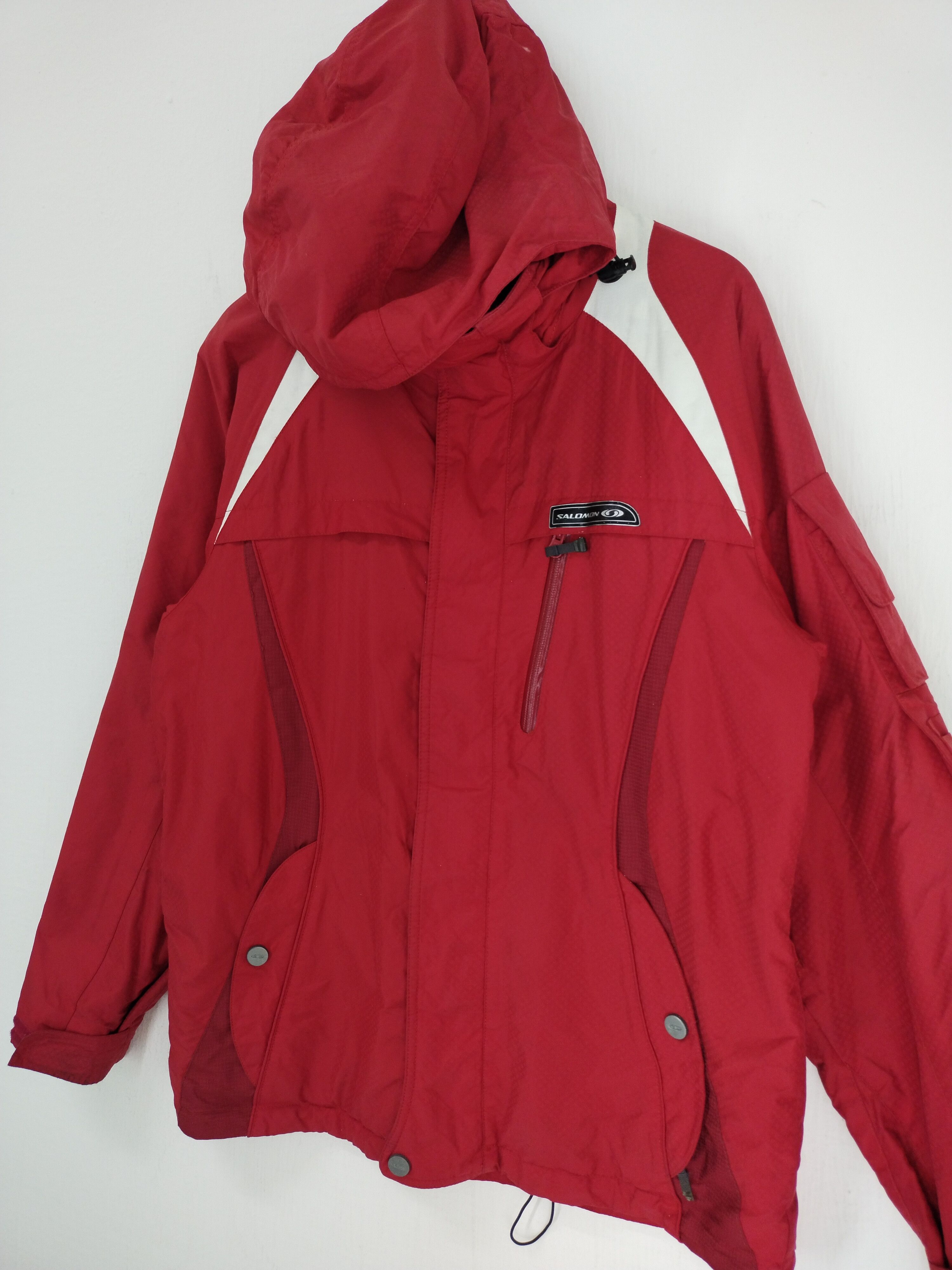 Salomon × Vintage VINTAGE SALOMON TACTICAL RED HOODIE JACKET Size US L / EU 52-54 / 3 - 5 Thumbnail