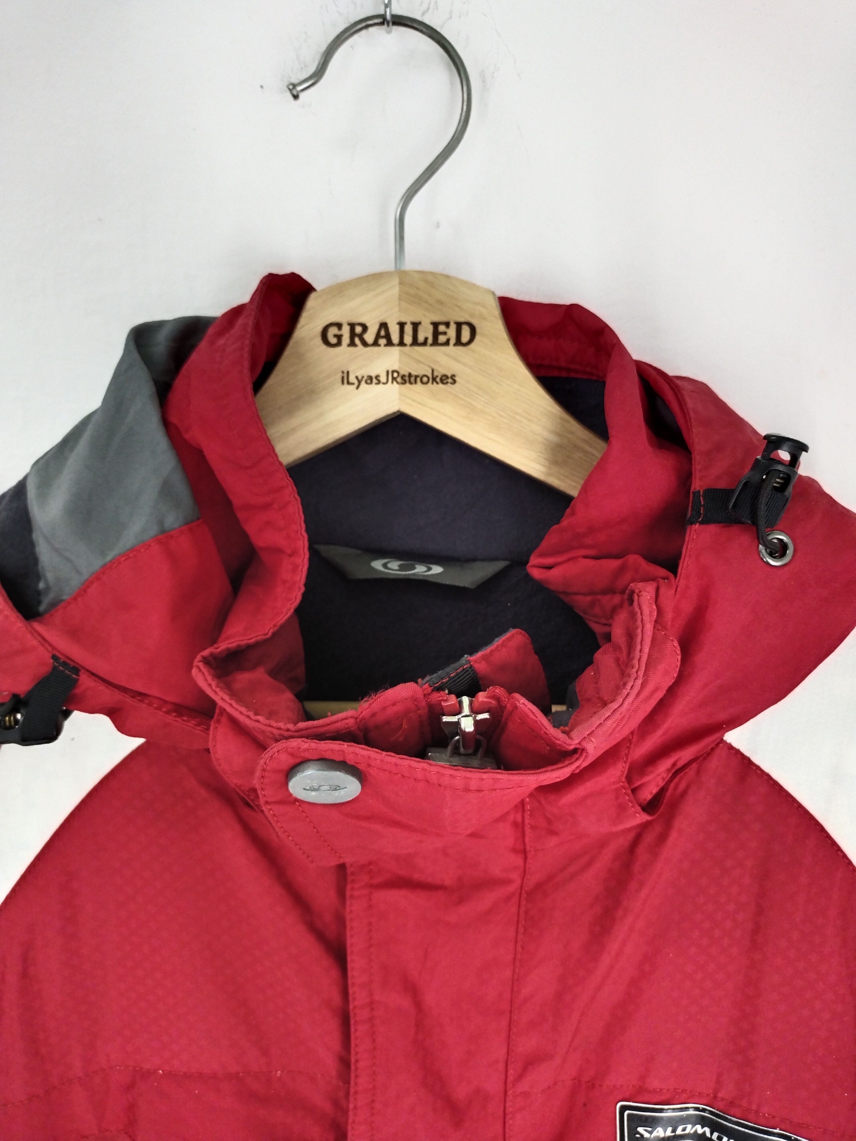Salomon × Vintage VINTAGE SALOMON TACTICAL RED HOODIE JACKET Size US L / EU 52-54 / 3 - 21 Thumbnail