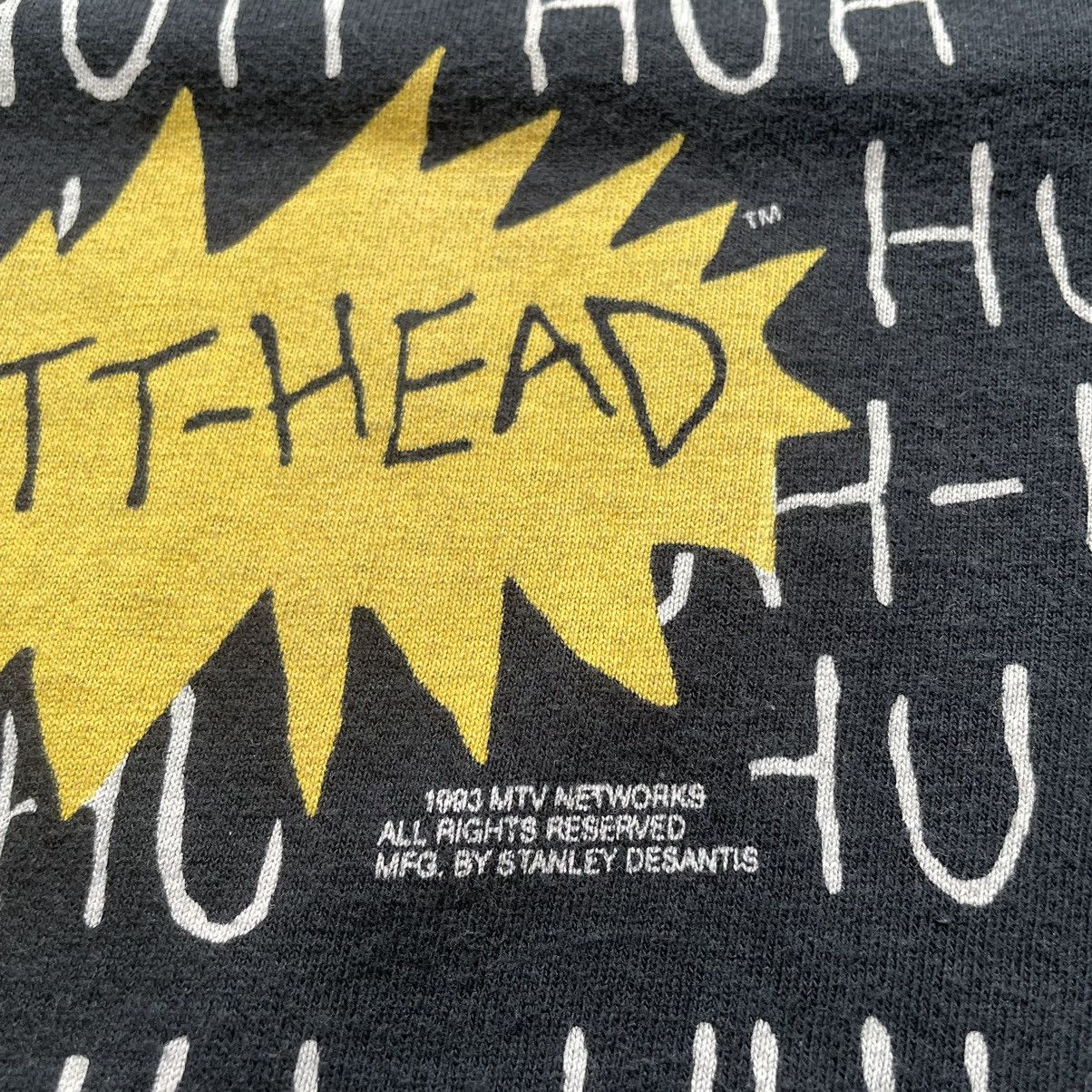 Mtv × Vintage Vintage 1993 MTV Beavis And Butthead HUH HUH AOP shirt Rare Size US M / EU 48-50 / 2 - 5 Thumbnail