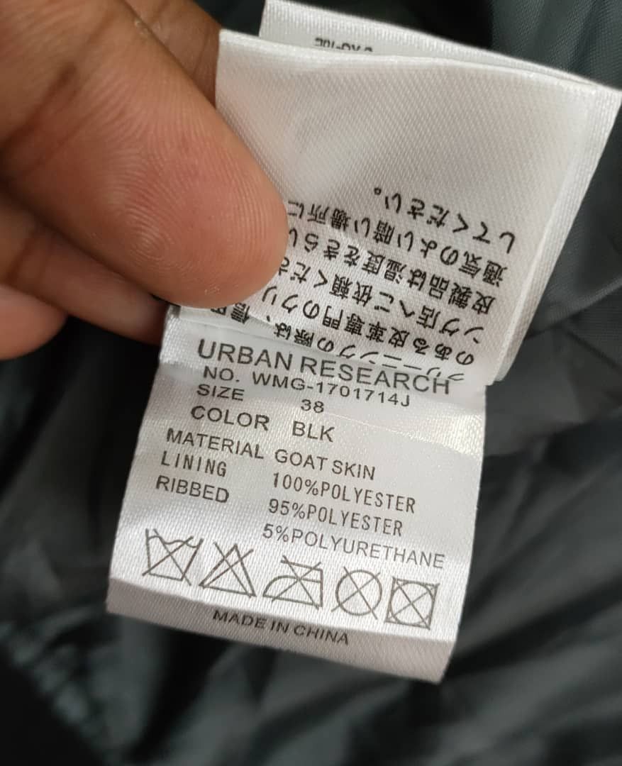 URBAN RESEARCH DOORS ❎ Urban Research Goat Skin Leather Jacket Size US S / EU 44-46 / 1 - 7 Thumbnail