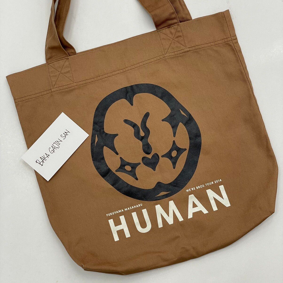 Japanese Brand Human Fukuyama Masaharu Tote Bag Brown Japan Solo Singer |  Grailed - www.unidentalce.com.br