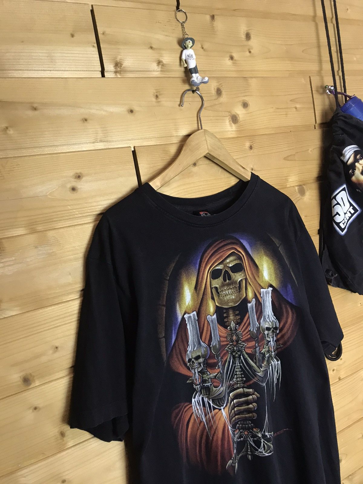 Vintage Vintage skeleton t-shirt Size US XL / EU 56 / 4 - 2 Thumbnail