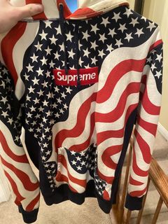 Supreme usa outlet hoodie