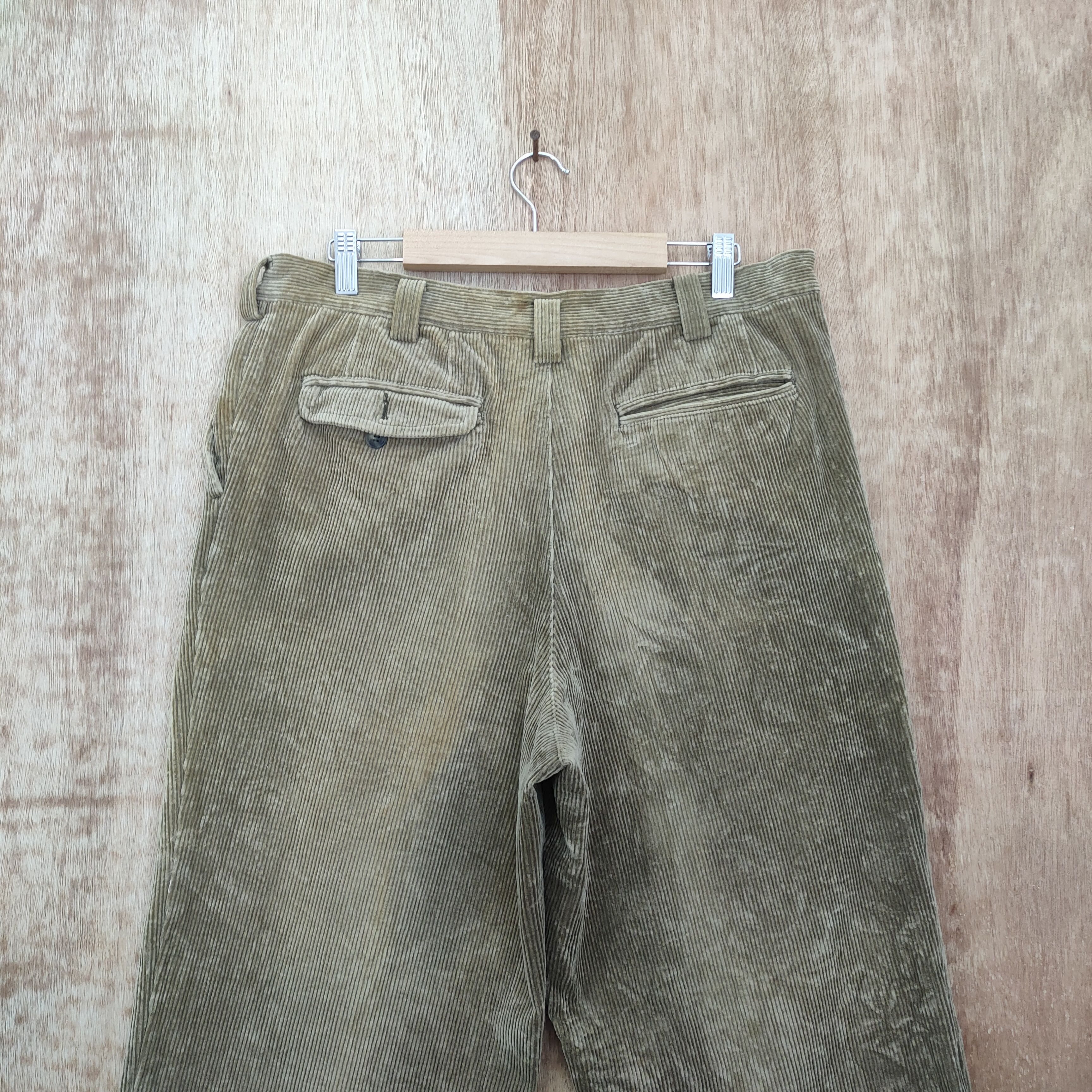 Japanese Brand JAPANESE BRAND FADED CORDUROY BAGGY PANTS Size US 33 - 8 Thumbnail