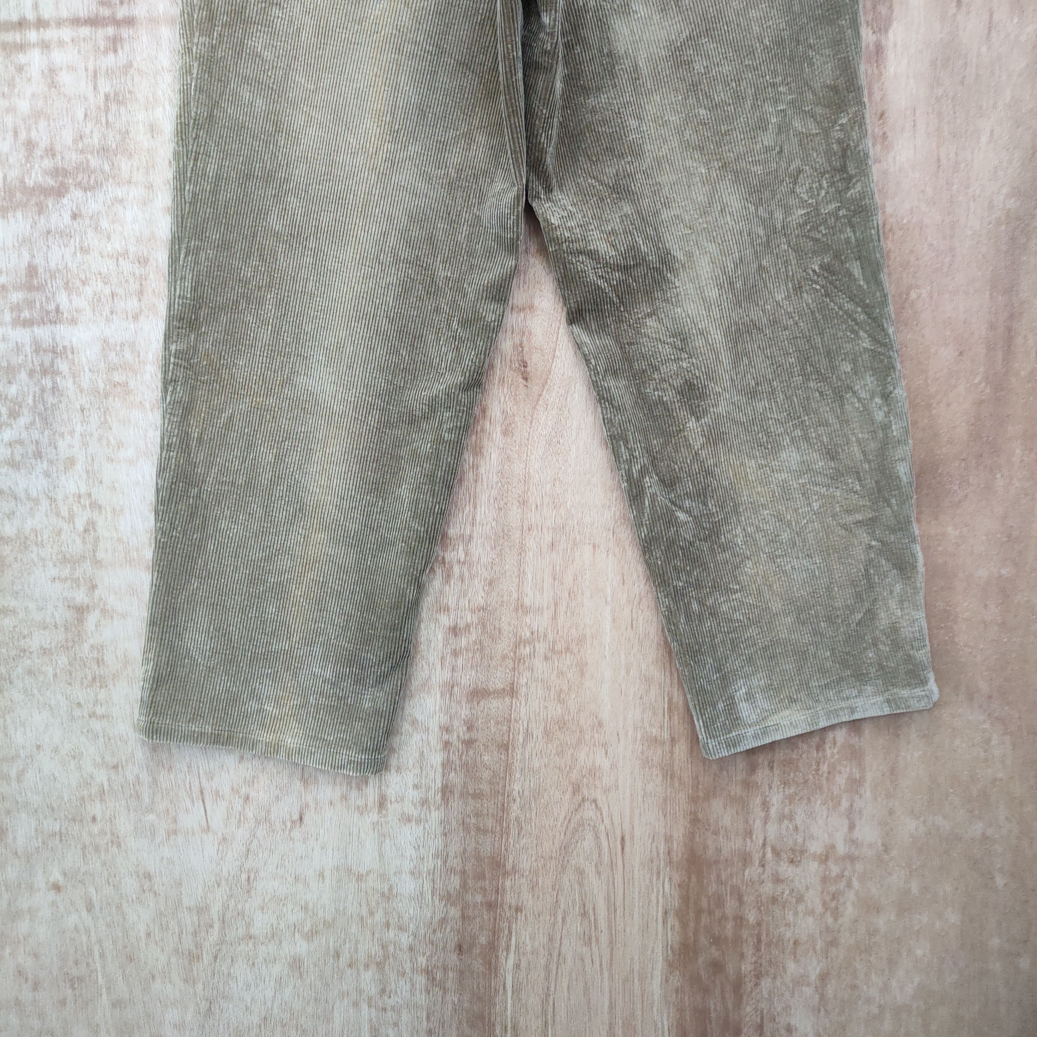 Japanese Brand JAPANESE BRAND FADED CORDUROY BAGGY PANTS Size US 33 - 9 Thumbnail
