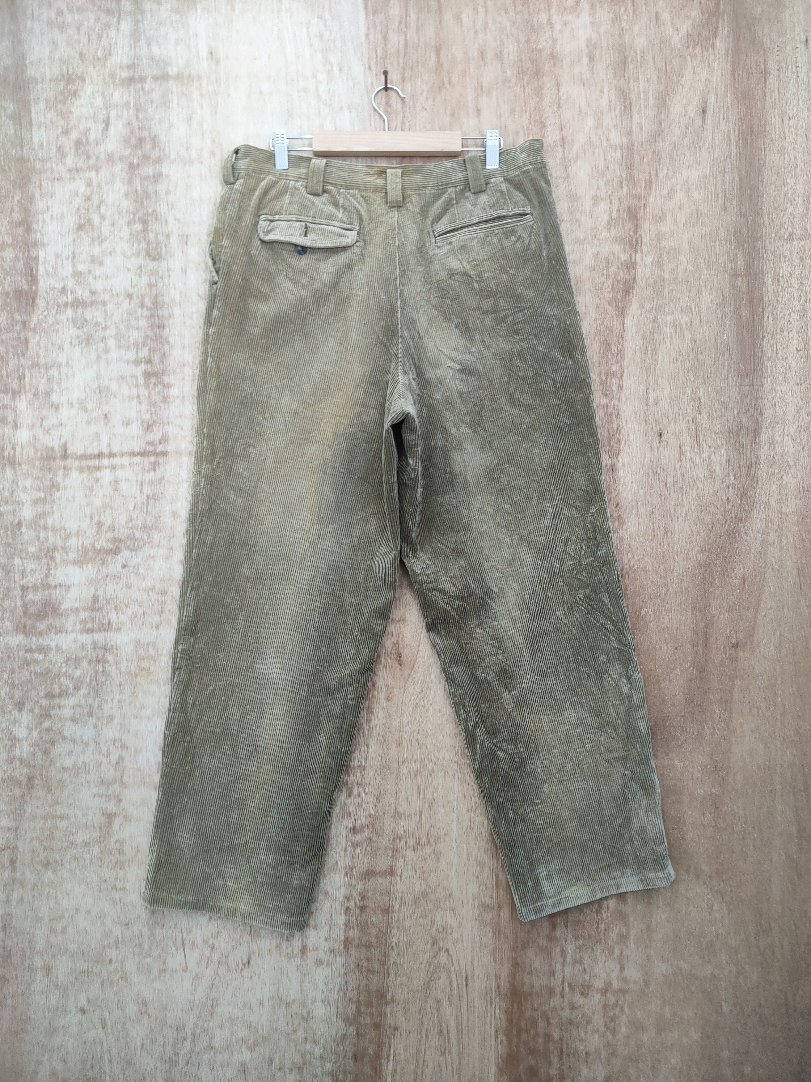 Japanese Brand JAPANESE BRAND FADED CORDUROY BAGGY PANTS Size US 33 - 7 Thumbnail