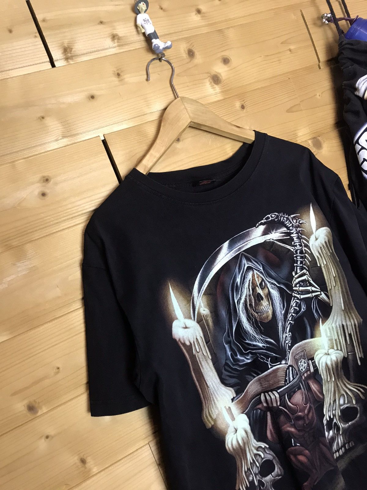 Vintage Vintage Thunder skeleton t-shirt Size US XL / EU 56 / 4 - 2 Thumbnail