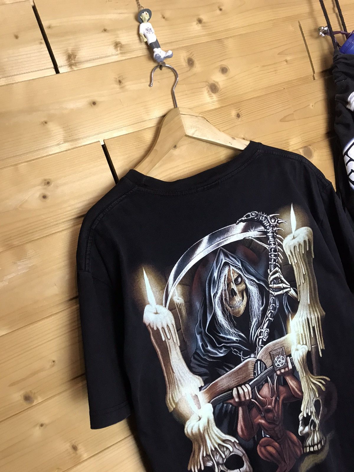 Vintage Vintage Thunder skeleton t-shirt Size US XL / EU 56 / 4 - 11 Thumbnail