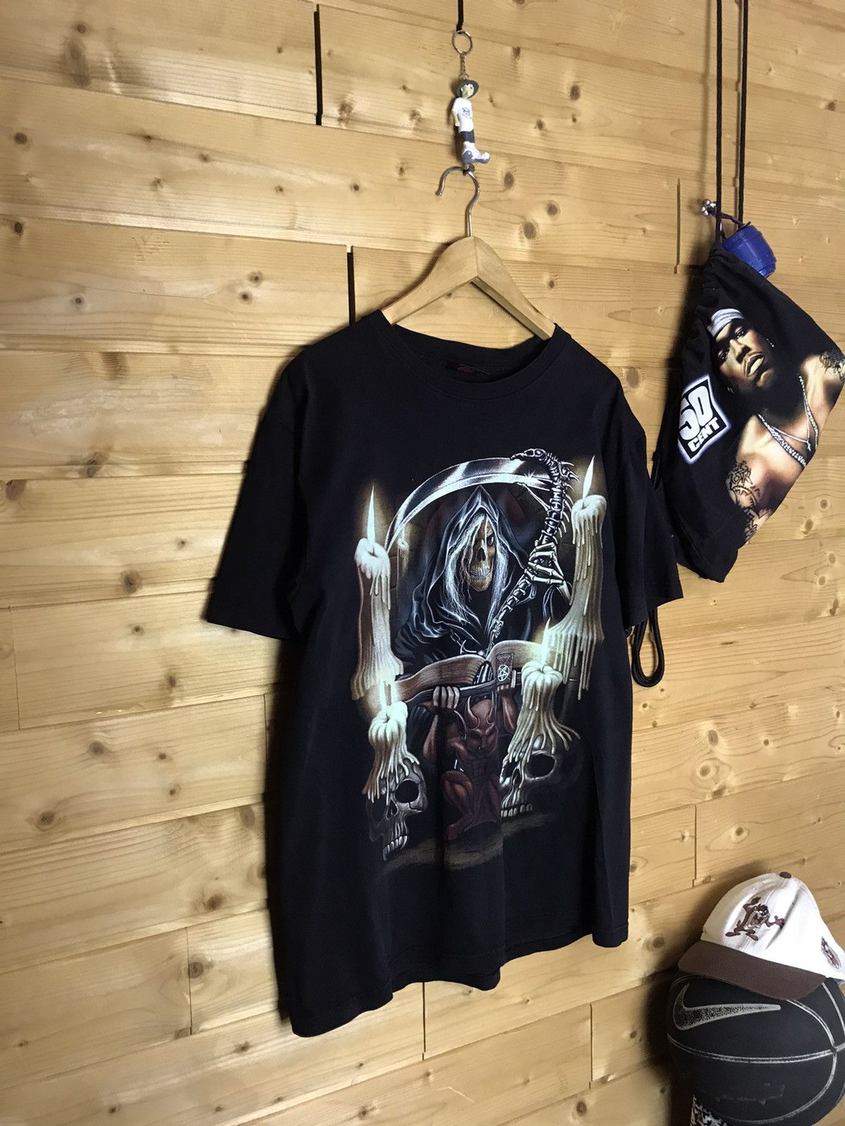 Vintage Vintage Thunder skeleton t-shirt Size US XL / EU 56 / 4 - 1 Thumbnail