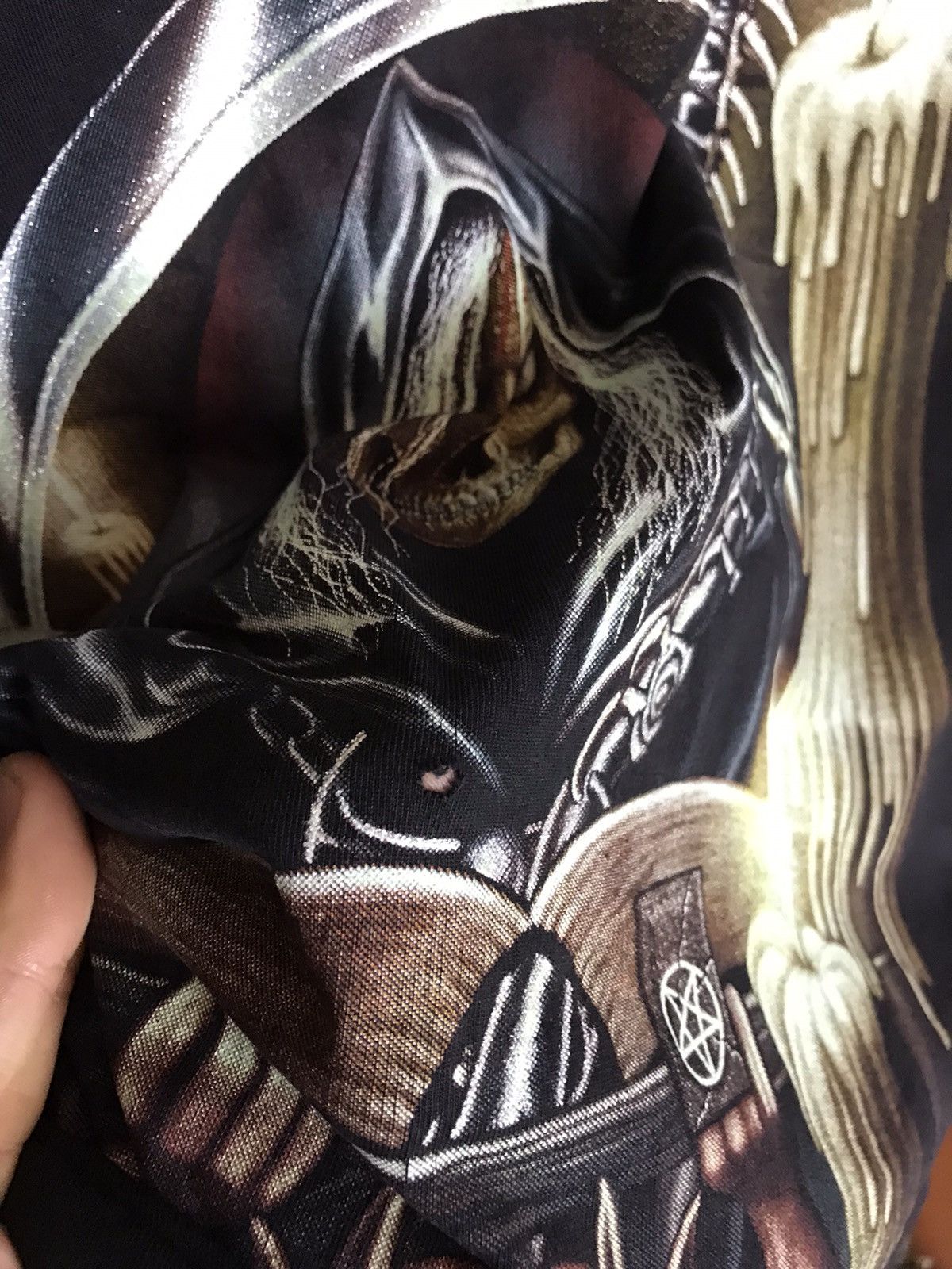 Vintage Vintage Thunder skeleton t-shirt Size US XL / EU 56 / 4 - 4 Thumbnail