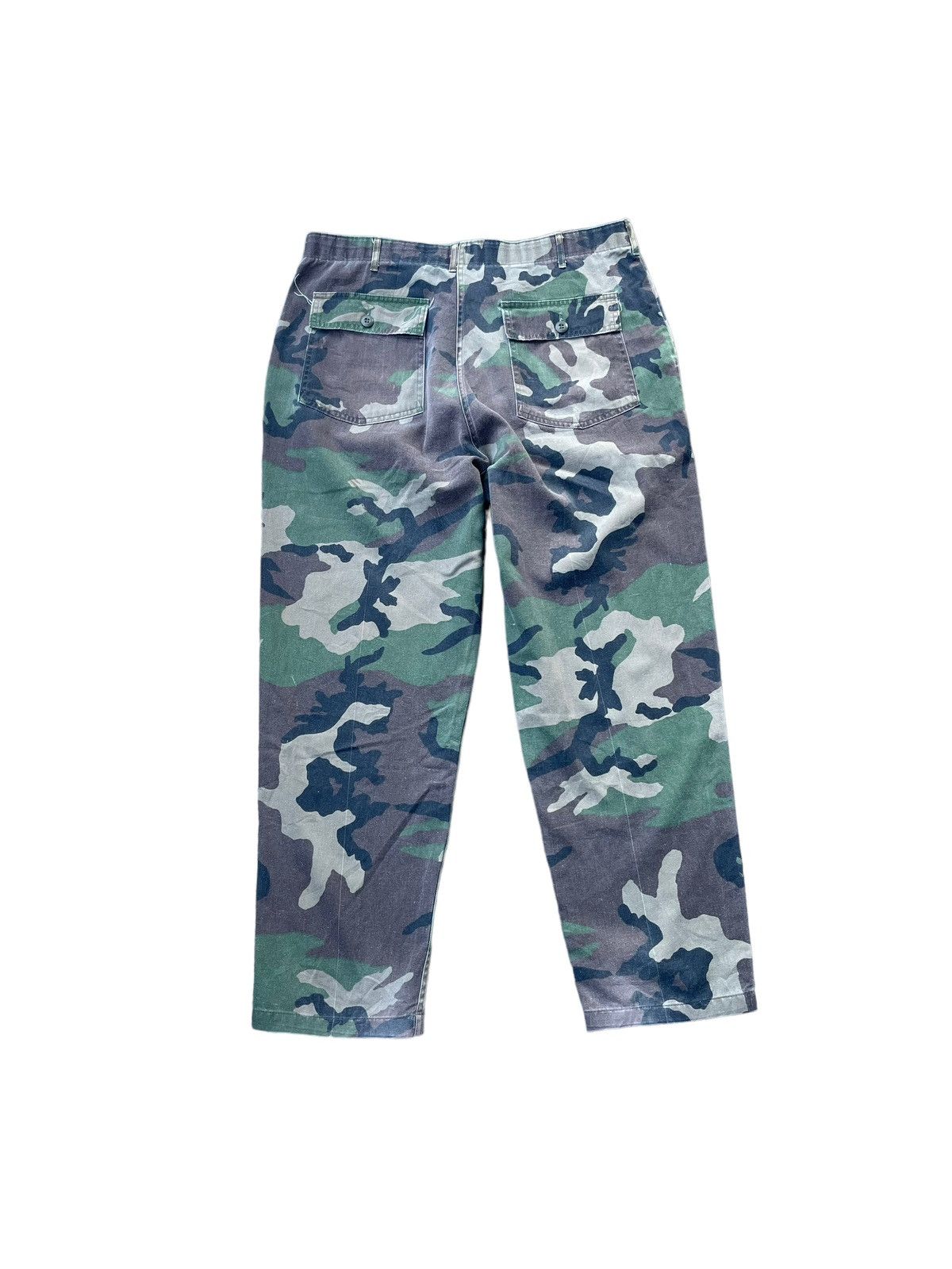 Vintage Vintage 80’s Usmc Woodland 507 Camouflage Baker Pant Size US 39 - 6 Thumbnail
