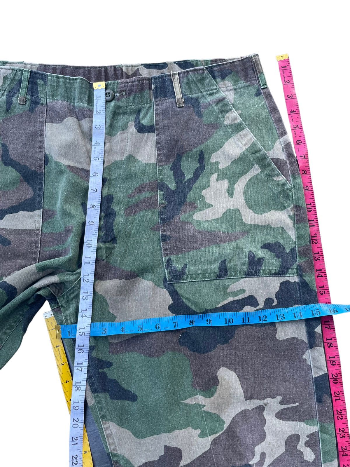 Vintage Vintage 80’s Usmc Woodland 507 Camouflage Baker Pant Size US 39 - 14 Thumbnail