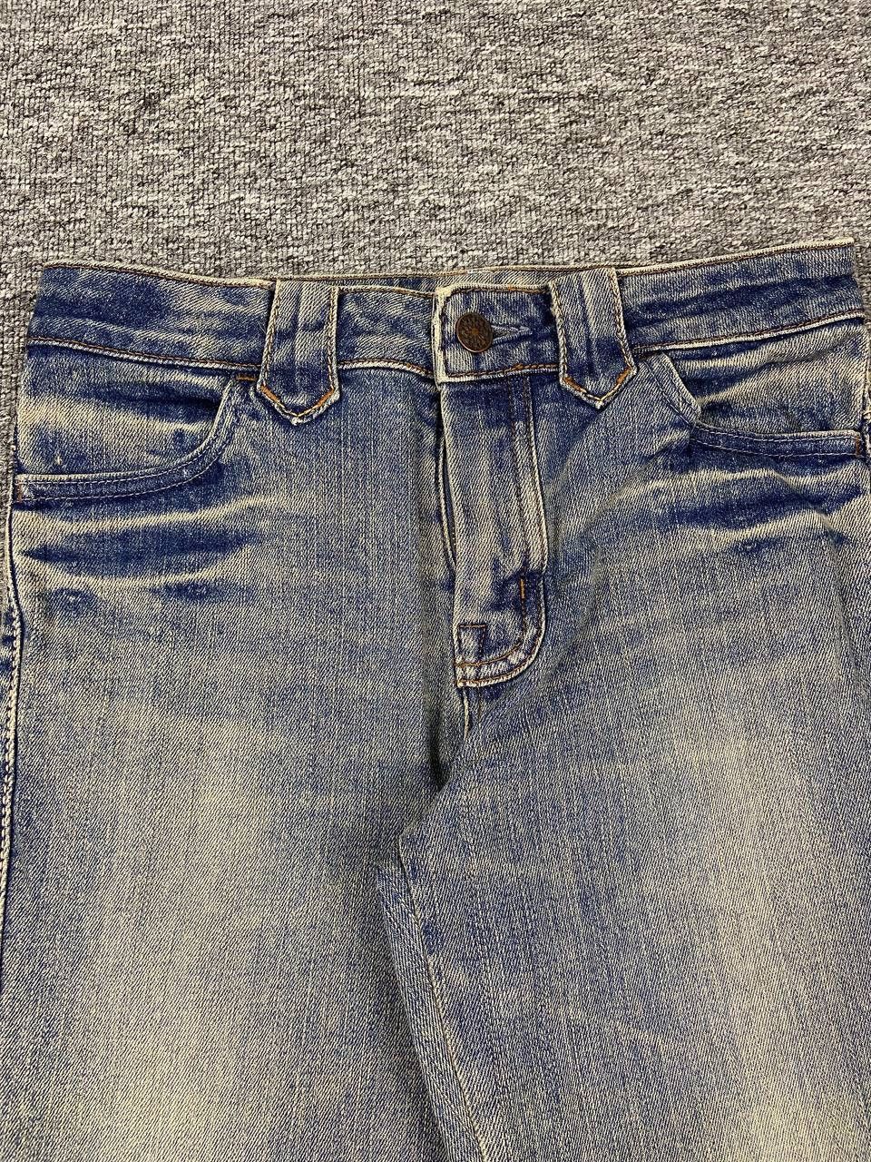 If Six Was Nine Vintage Brappers Flared Denim Faded Wash Jeans Bootcut Size 27" / US 4 / IT 40 - 4 Thumbnail