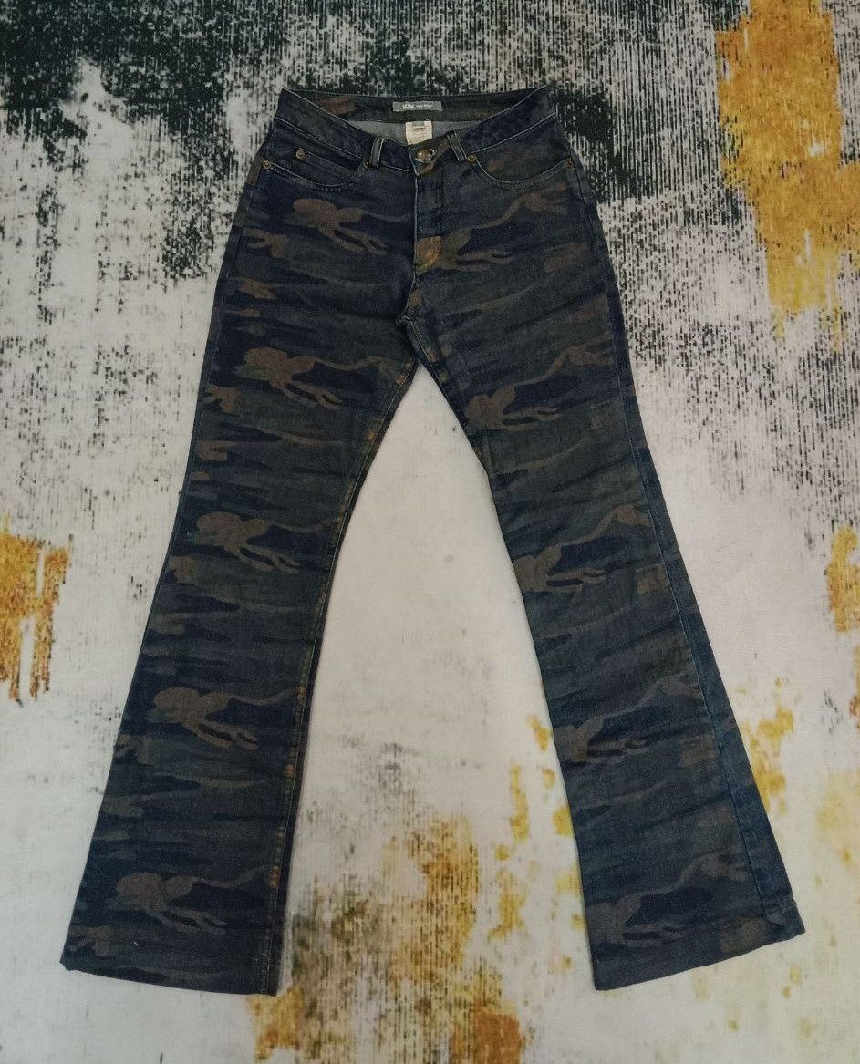 image of Fashion Victim x Mexx Vintage Xx By Mexx Camo Bootcut Jeans For Womens (Size 26)