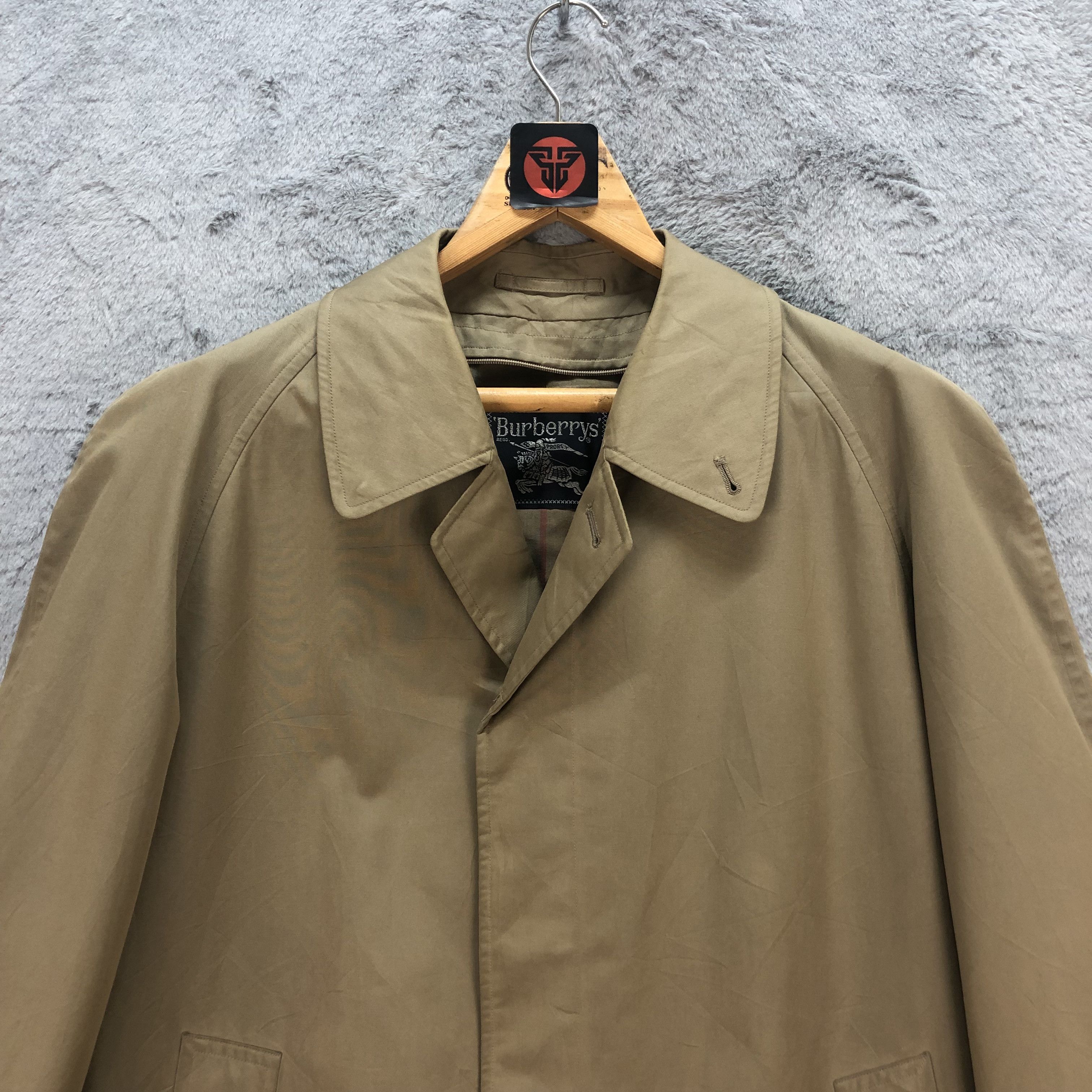 Burberry VINTAGE 90's BURBERRYS OVERCOAT #6656-78 Size US L / EU 52-54 / 3 - 2 Thumbnail