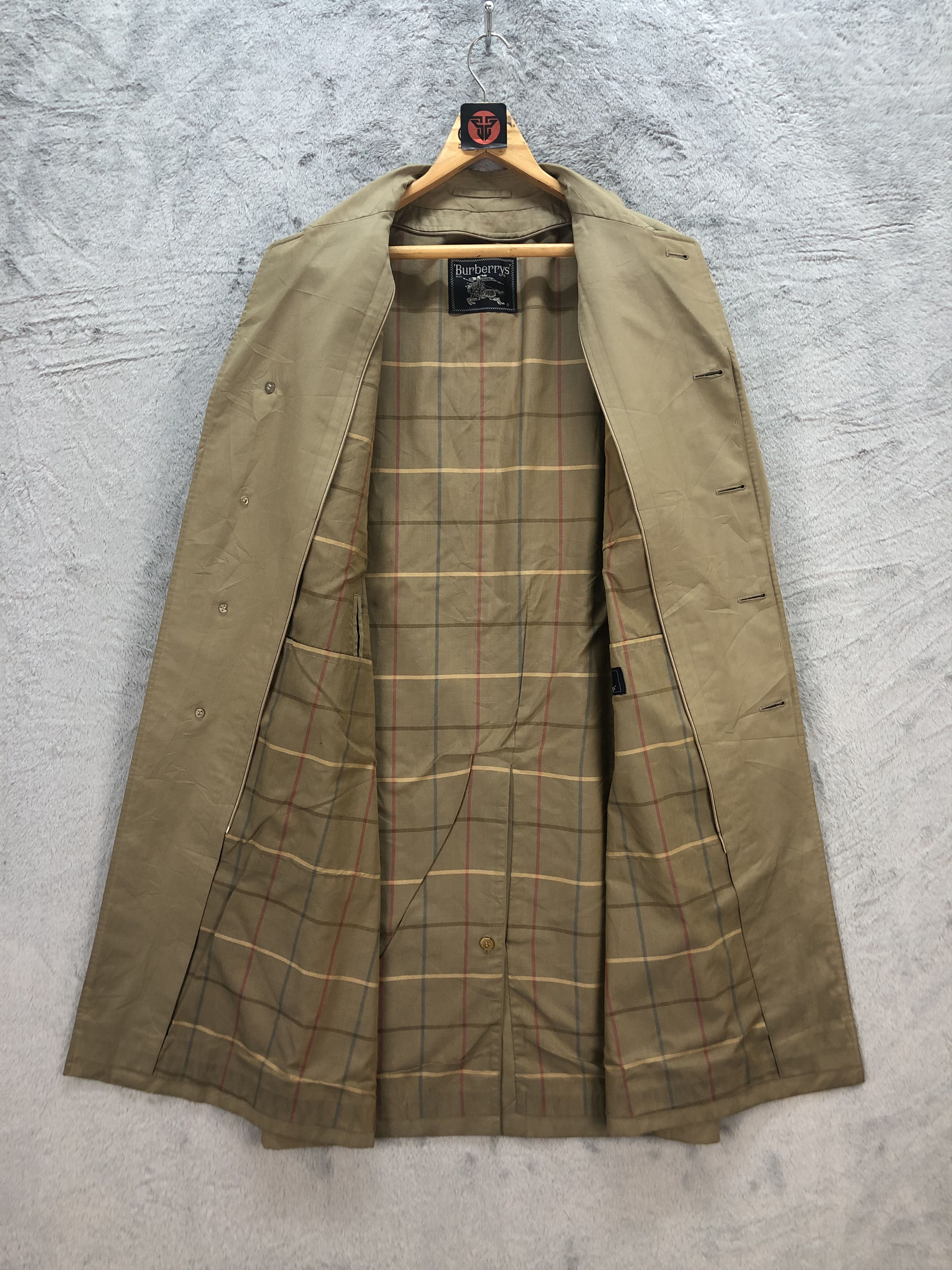Burberry VINTAGE 90's BURBERRYS OVERCOAT #6656-78 Size US L / EU 52-54 / 3 - 8 Thumbnail