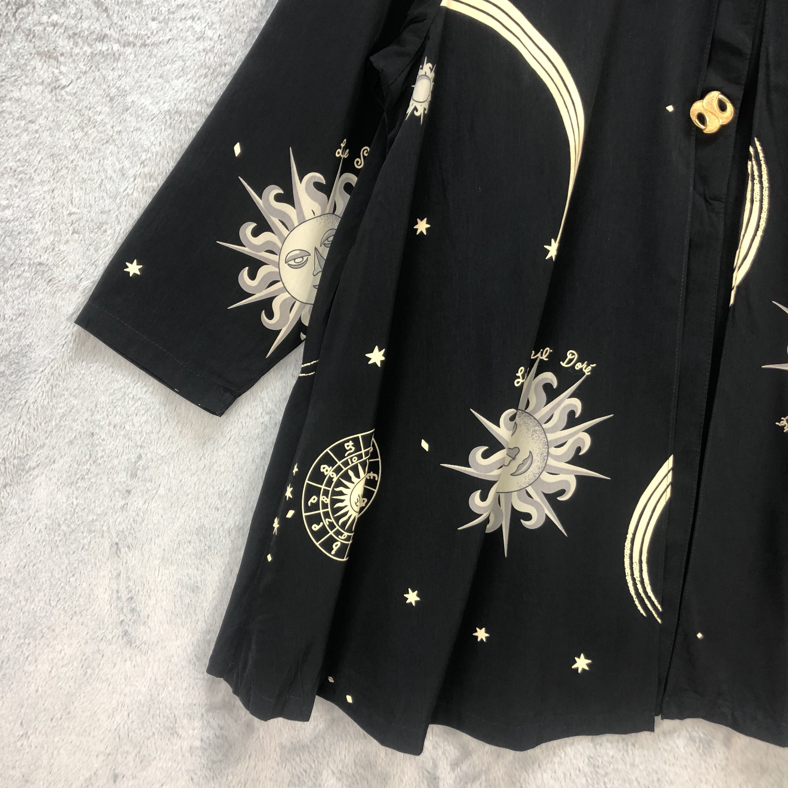 Japanese Brand VINTAGE PRINTED BLOUSE DOUBLE LAYER #6680-79 Size M / US 6-8 / IT 42-44 - 4 Thumbnail