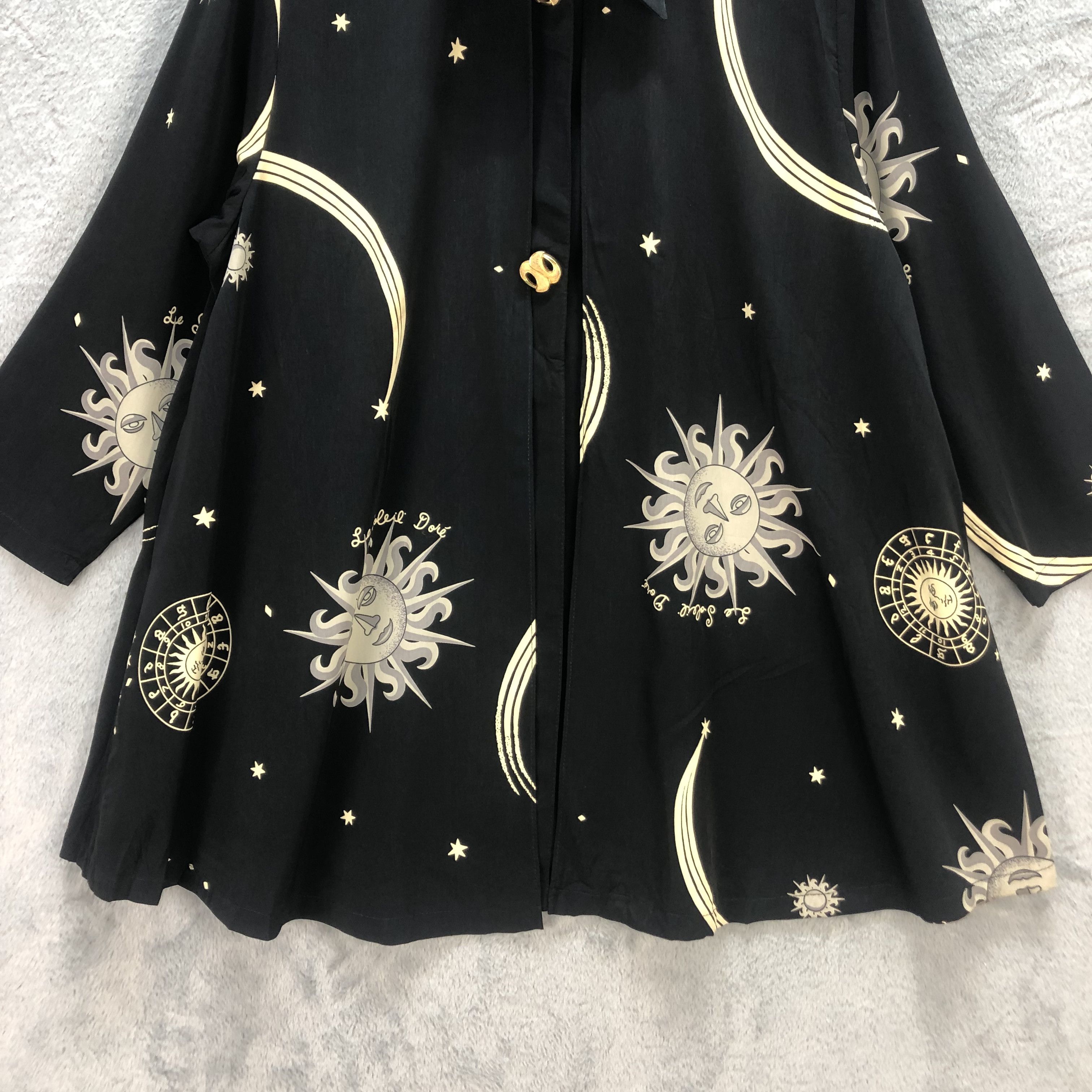 Japanese Brand VINTAGE PRINTED BLOUSE DOUBLE LAYER #6680-79 Size M / US 6-8 / IT 42-44 - 3 Thumbnail
