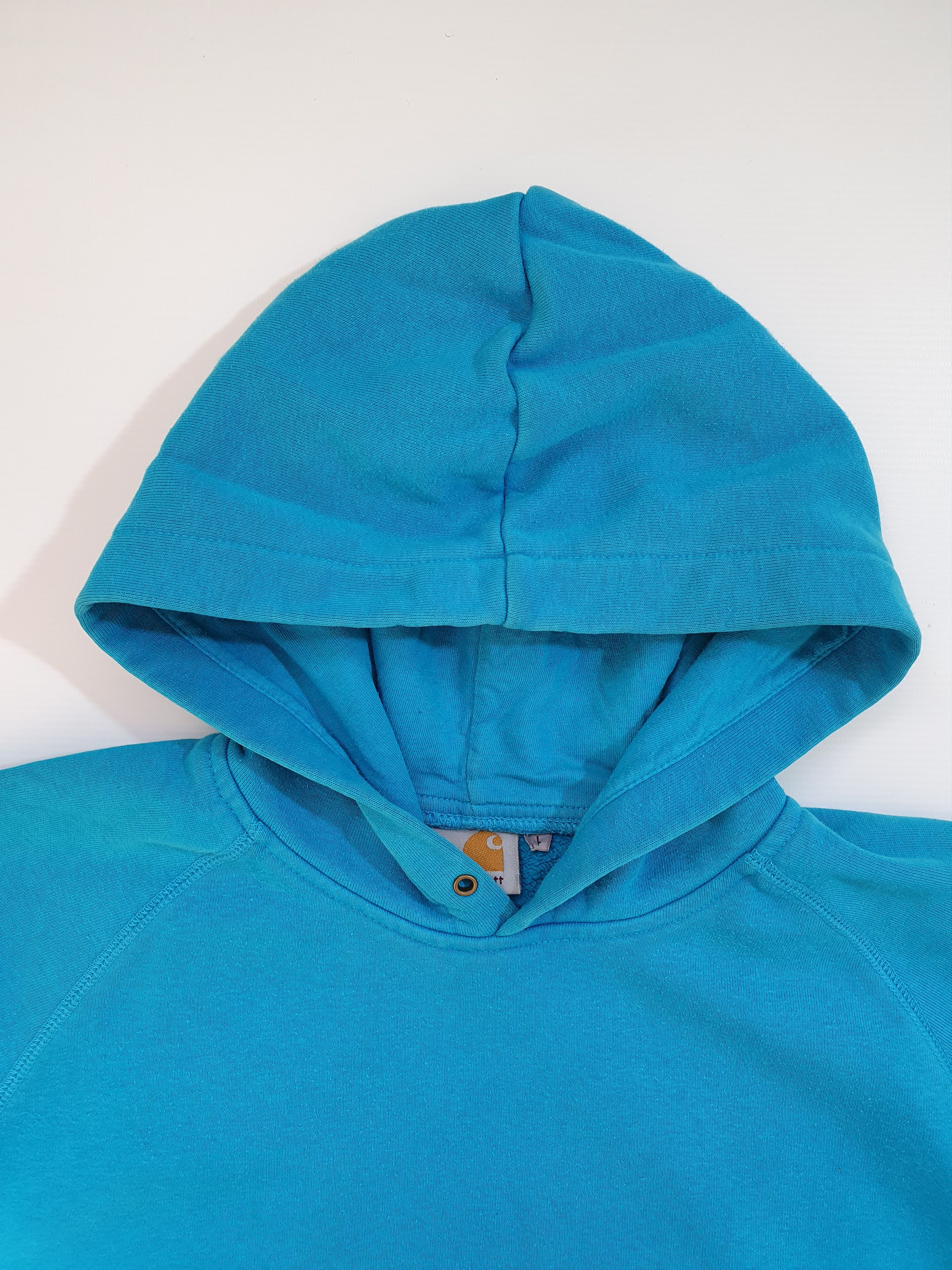 Carhartt × Carhartt Wip Rare Carhartt Blue Sky Hoodie Size US L / EU 52-54 / 3 - 5 Thumbnail