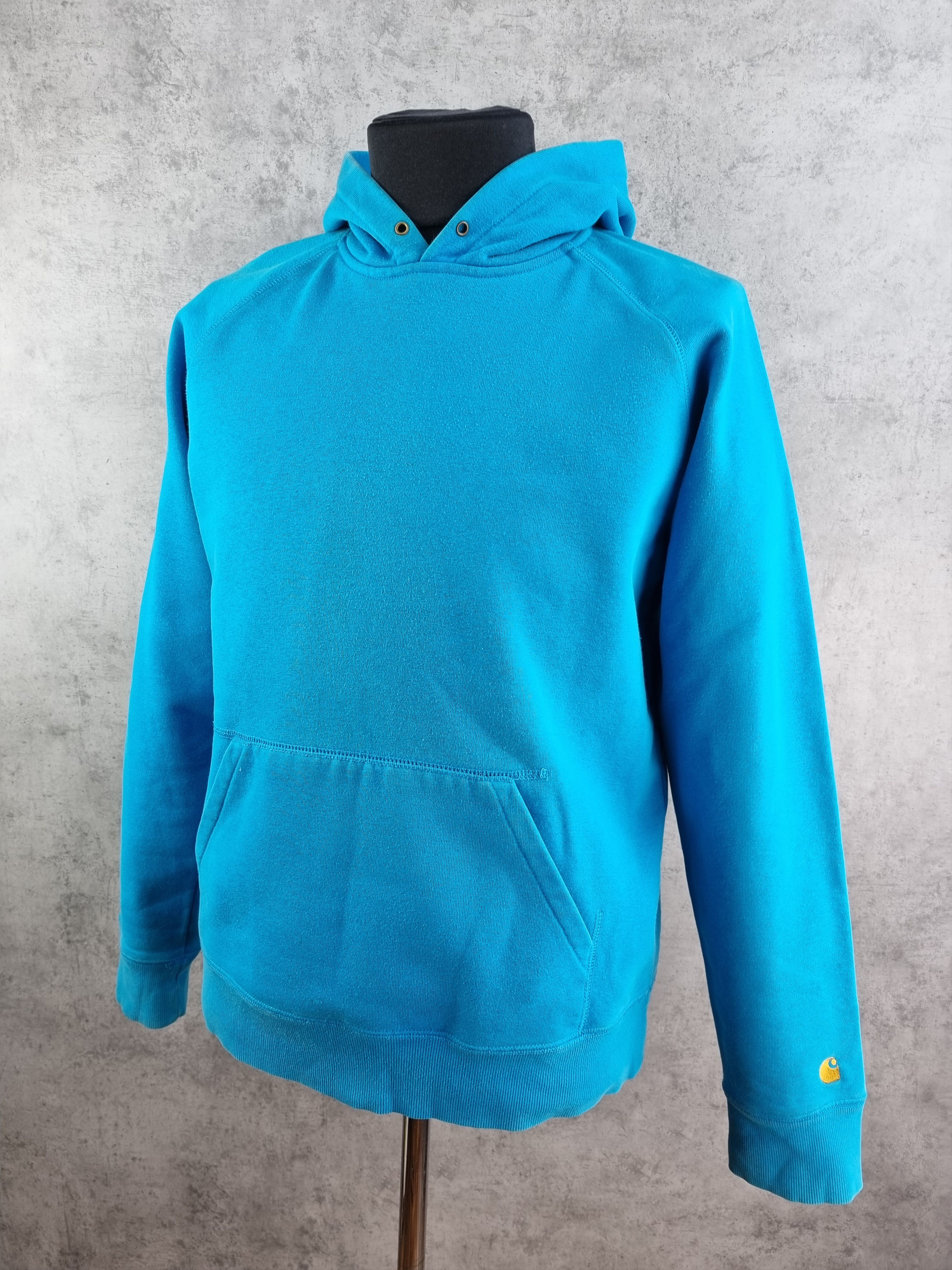 Carhartt × Carhartt Wip Rare Carhartt Blue Sky Hoodie Size US L / EU 52-54 / 3 - 2 Thumbnail