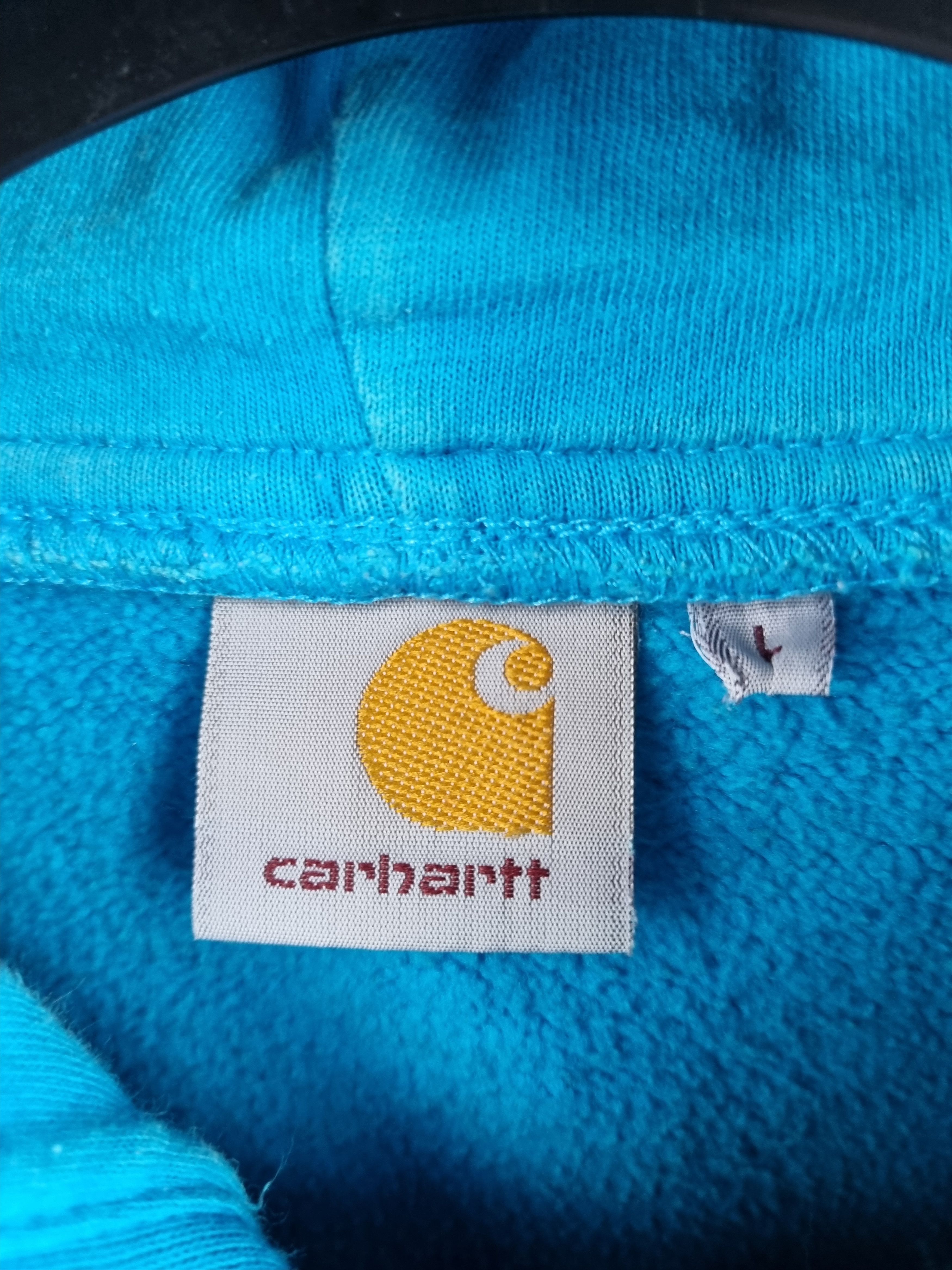 Carhartt × Carhartt Wip Rare Carhartt Blue Sky Hoodie Size US L / EU 52-54 / 3 - 7 Thumbnail
