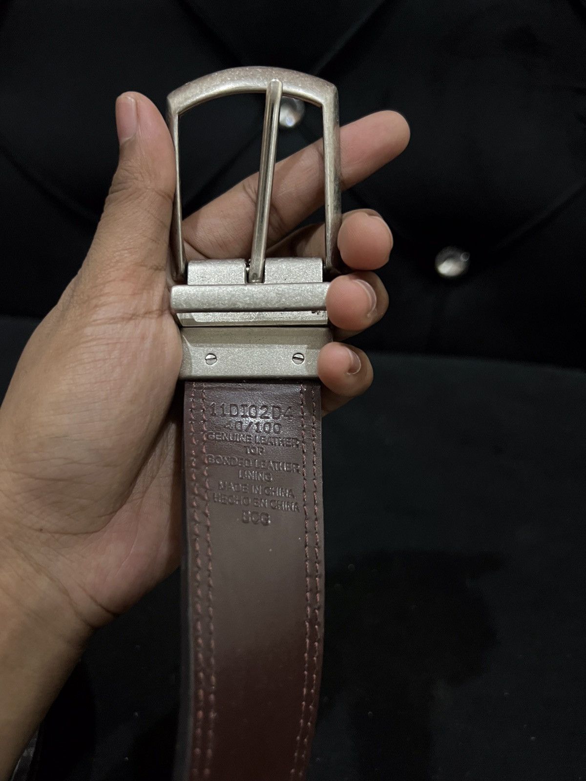 Dickies Dickies Genuine Leather Buckle Belt Size ONE SIZE - 4 Thumbnail