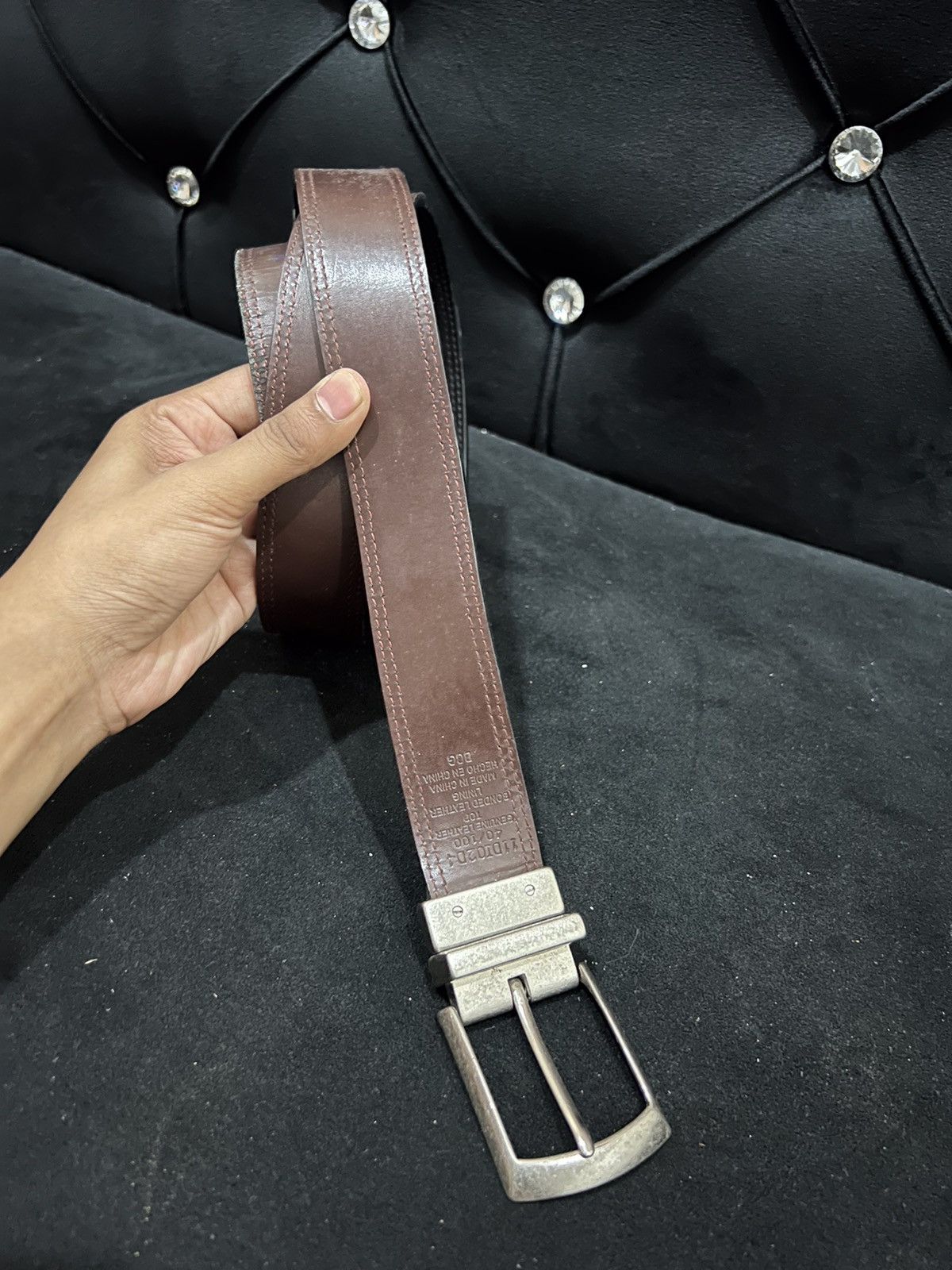 Dickies Dickies Genuine Leather Buckle Belt Size ONE SIZE - 3 Thumbnail