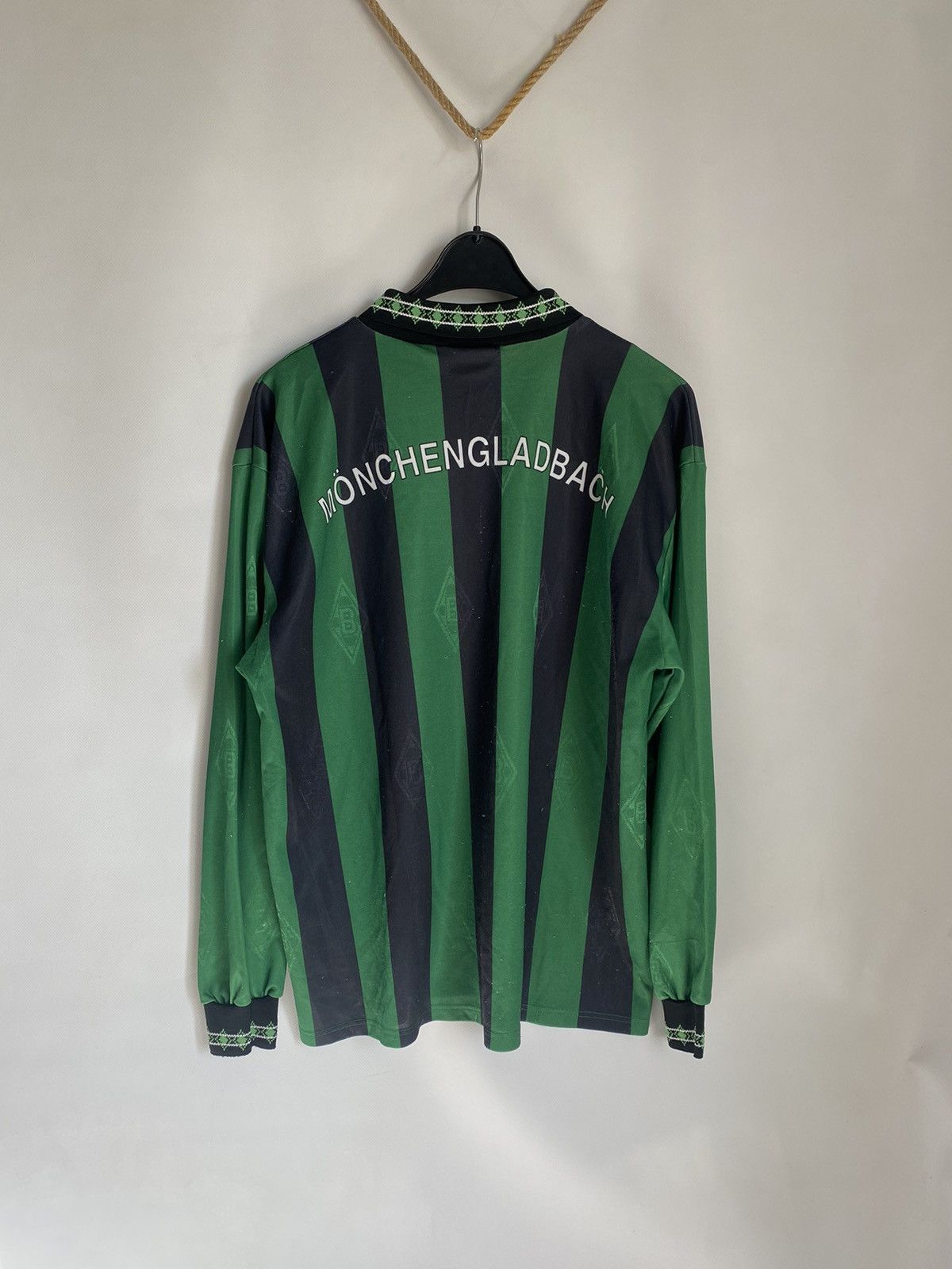 Reebok × Vintage 1995-1996 Borussia Mönchengladbach Long Sleeve Away Jersey Size US XL / EU 56 / 4 - 5 Thumbnail