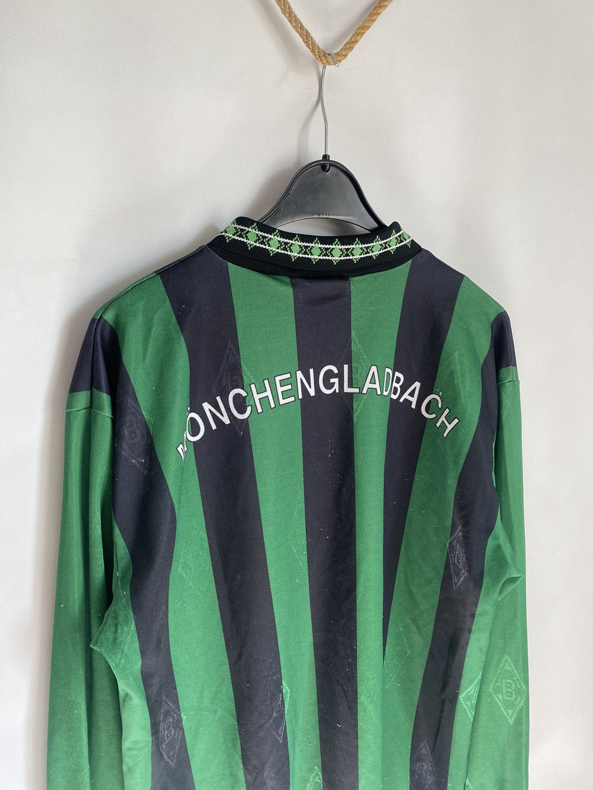 Reebok × Vintage 1995-1996 Borussia Mönchengladbach Long Sleeve Away Jersey Size US XL / EU 56 / 4 - 6 Thumbnail