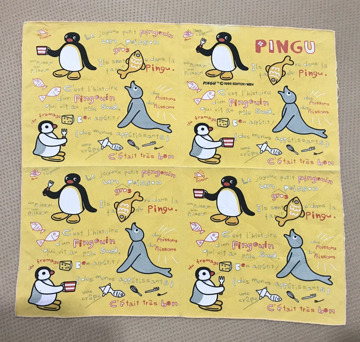 Cartoon Network × Japanese Brand × Vintage pingu handkerchief pocket square Size ONE SIZE - 1 Thumbnail