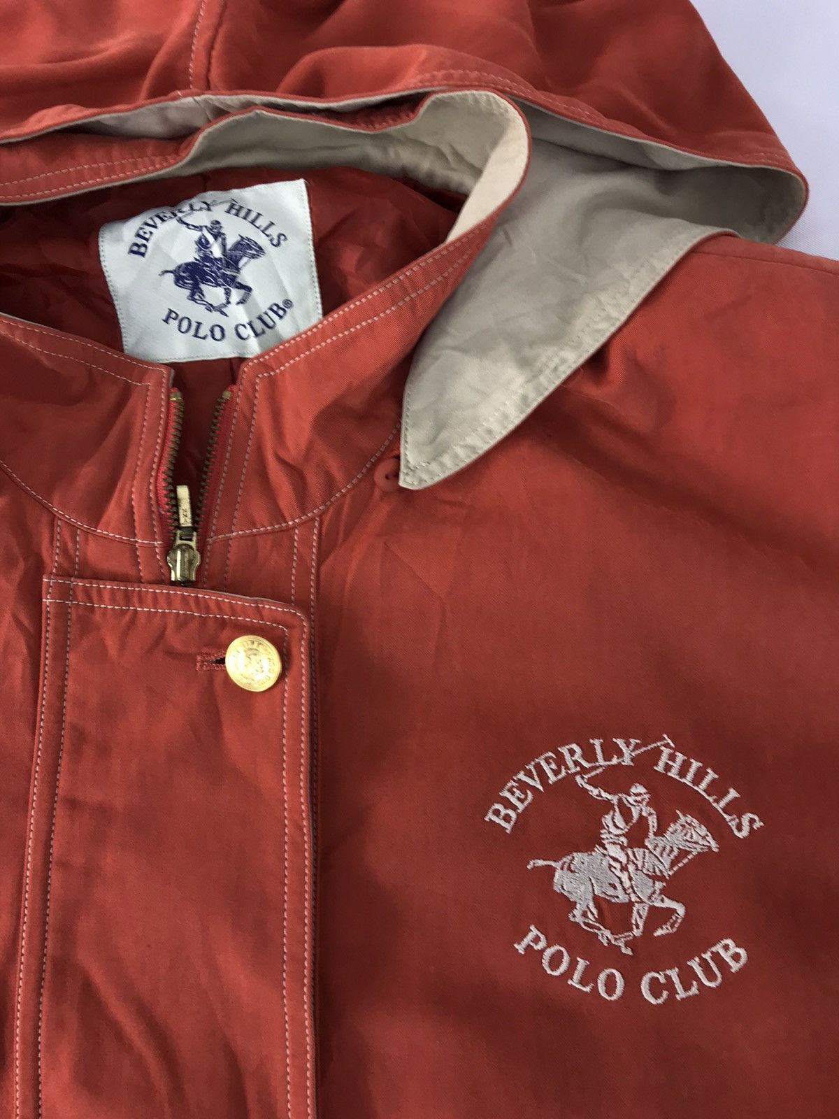 Beverly Hills Polo Club Beverly Hill Polo Club BHPC Hoodies Khakis Parka Jacket Size US XL / EU 56 / 4 - 3 Thumbnail