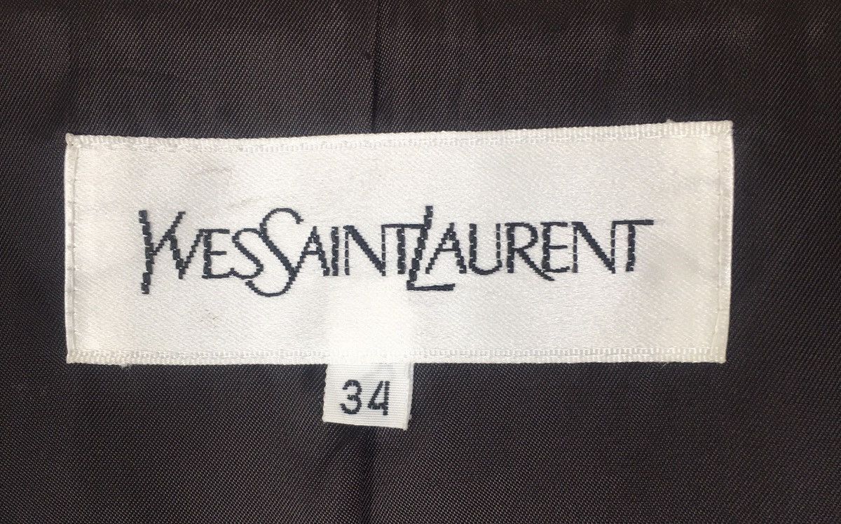 Designer Yves Saint Laurent Long Coat woman Size S / US 4 / IT 40 - 8 Thumbnail