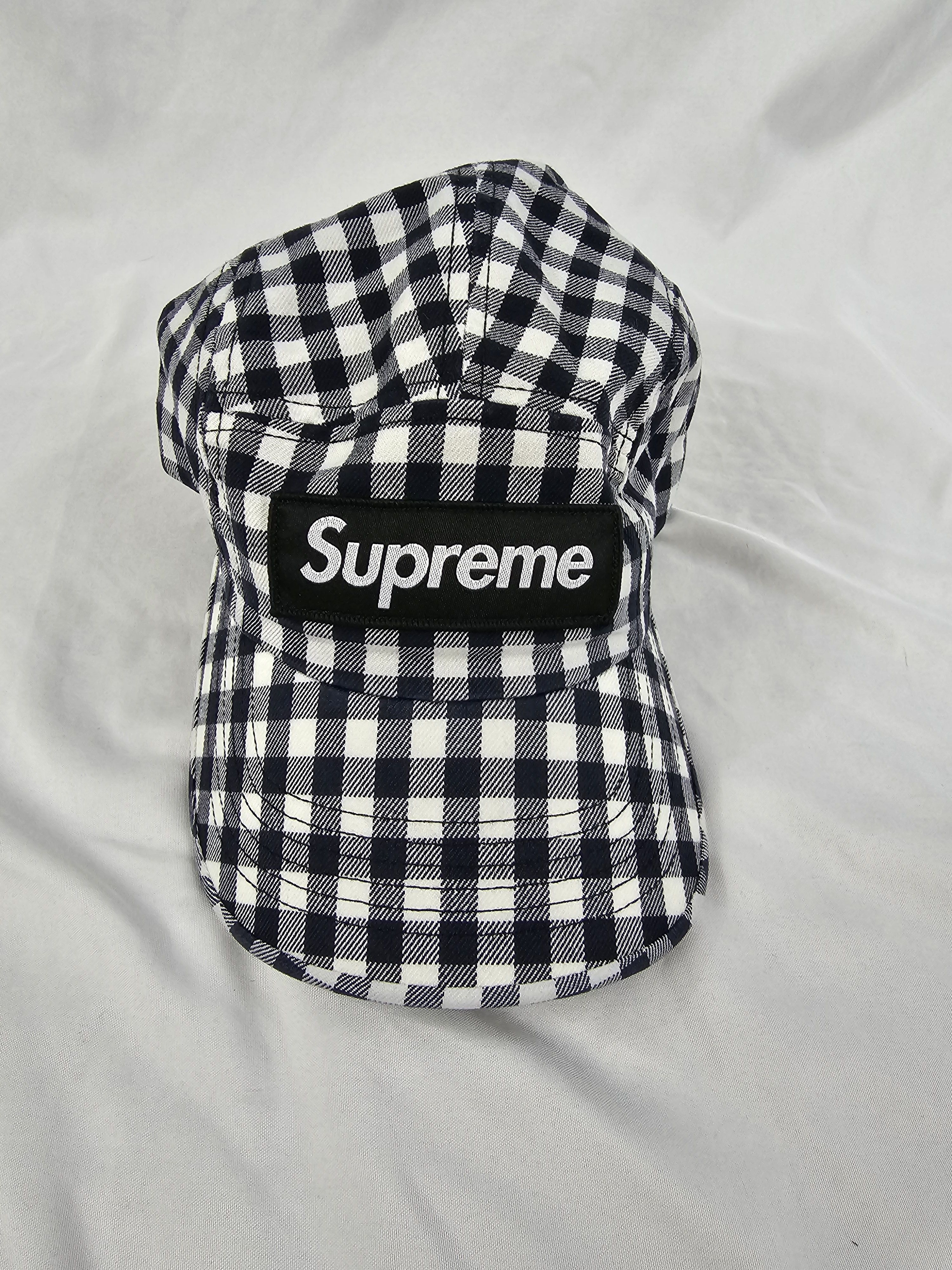 supreme gingham camp cap｜TikTok Search