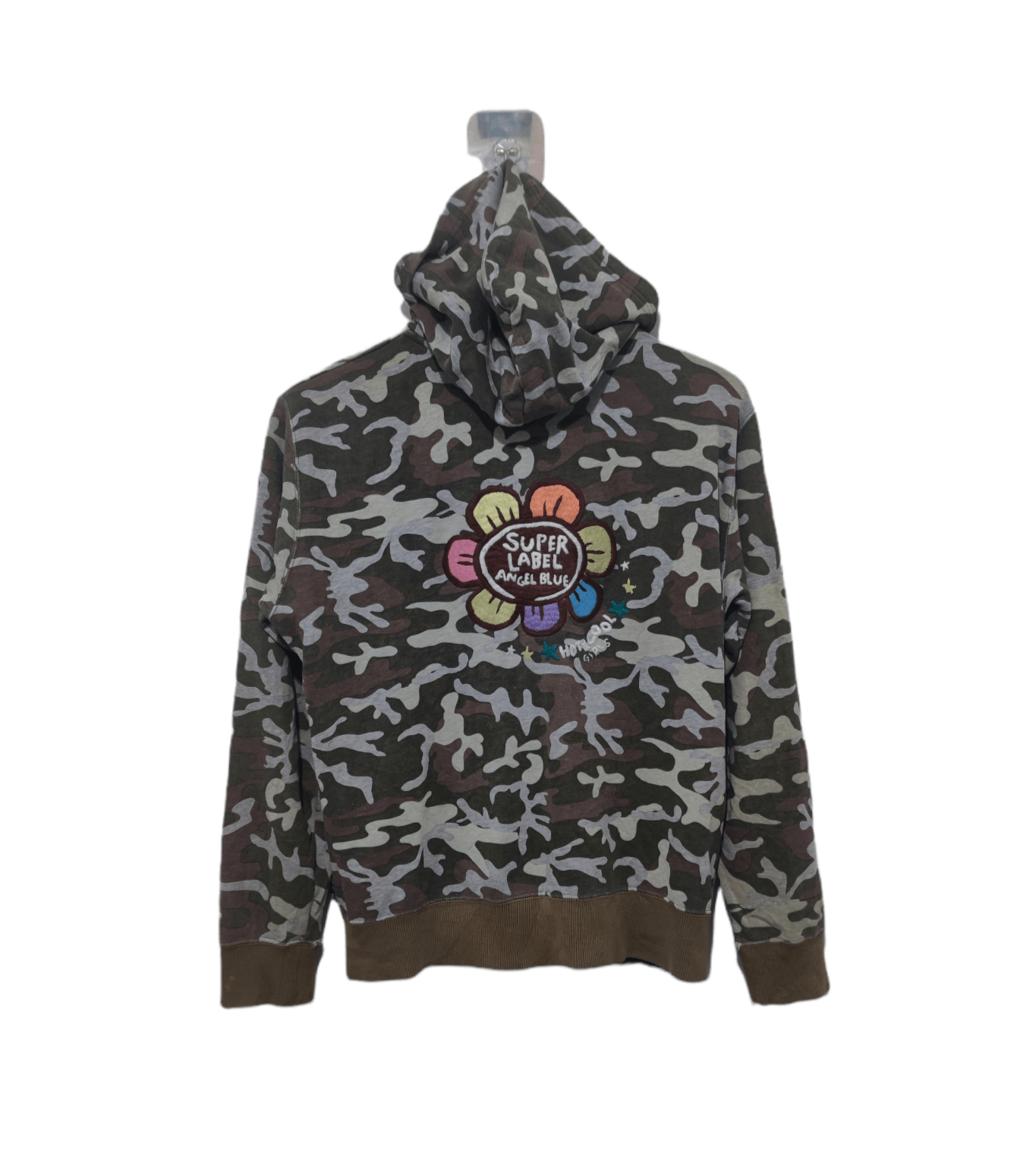 Hysteric Glamour 💥 Angel Blue Camo Super Label Zip Up Hoodie Size US S / EU 44-46 / 1 - 1 Thumbnail