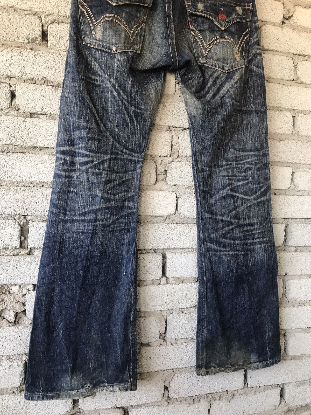 Hysteric Glamour Flare Vintage Edwin Blue Trip Size US 35 - 5 Thumbnail