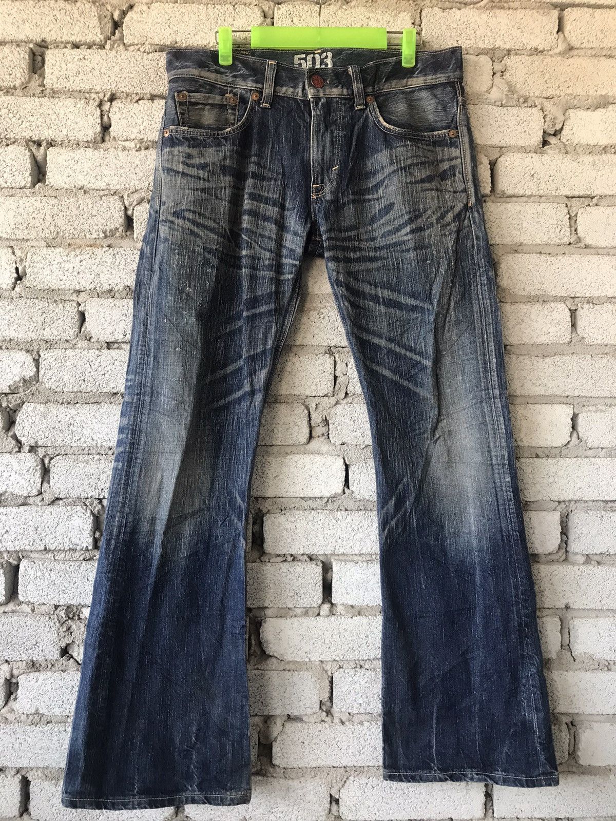 Hysteric Glamour Flare Vintage Edwin Blue Trip Size US 35 - 1 Thumbnail