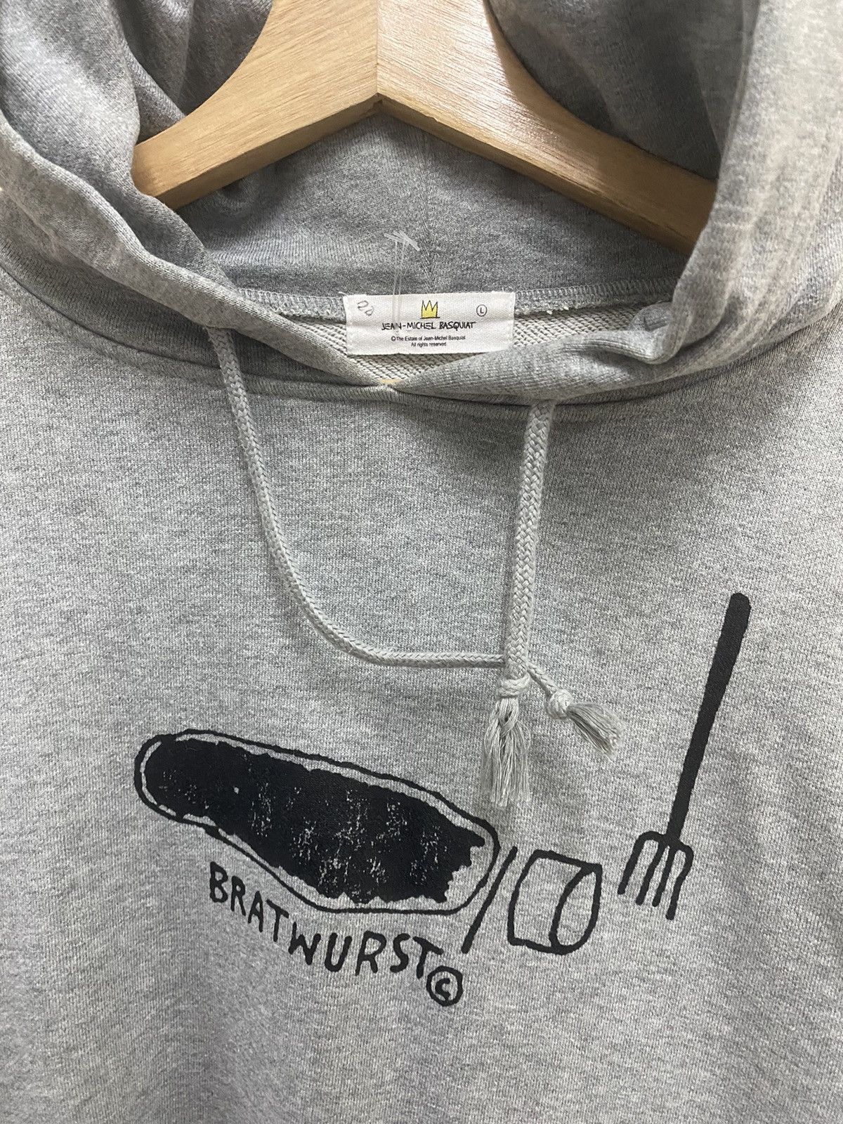 Jean-Michel Basquiat × Vintage Vintage Jean Michel Basquiat Hoodie Size US L / EU 52-54 / 3 - 2 Thumbnail