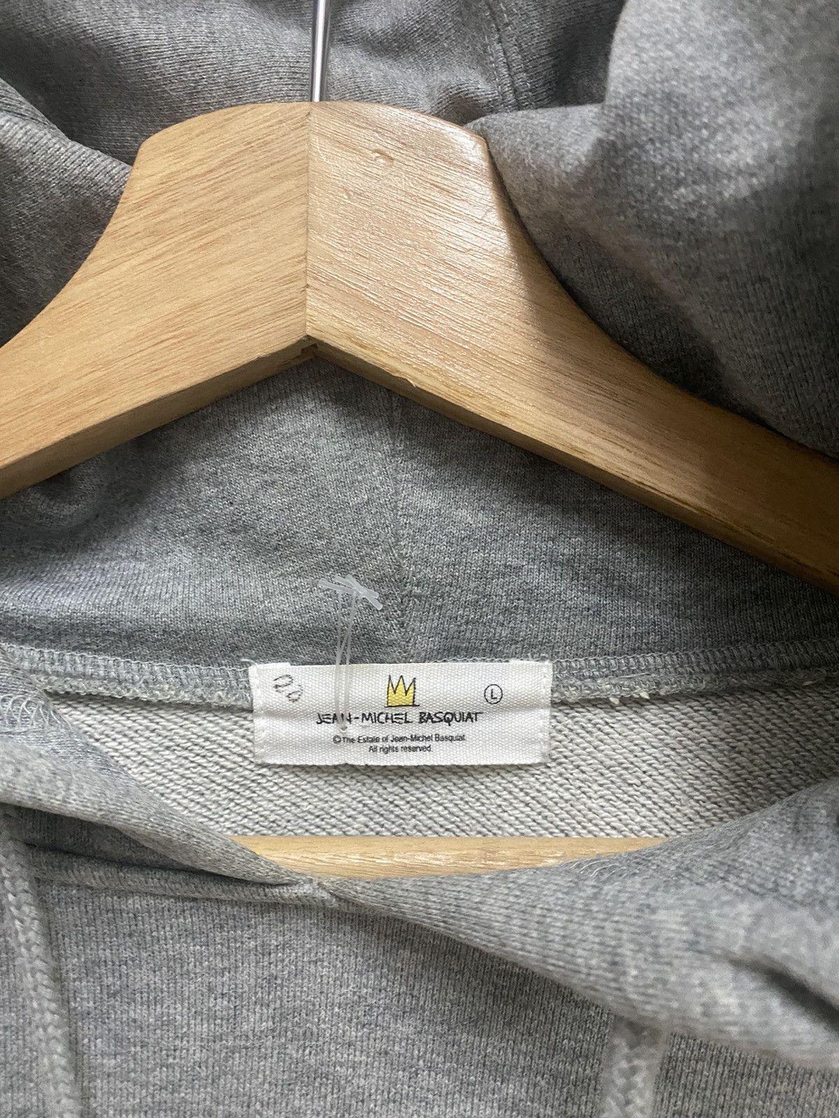Jean-Michel Basquiat × Vintage Vintage Jean Michel Basquiat Hoodie Size US L / EU 52-54 / 3 - 3 Thumbnail