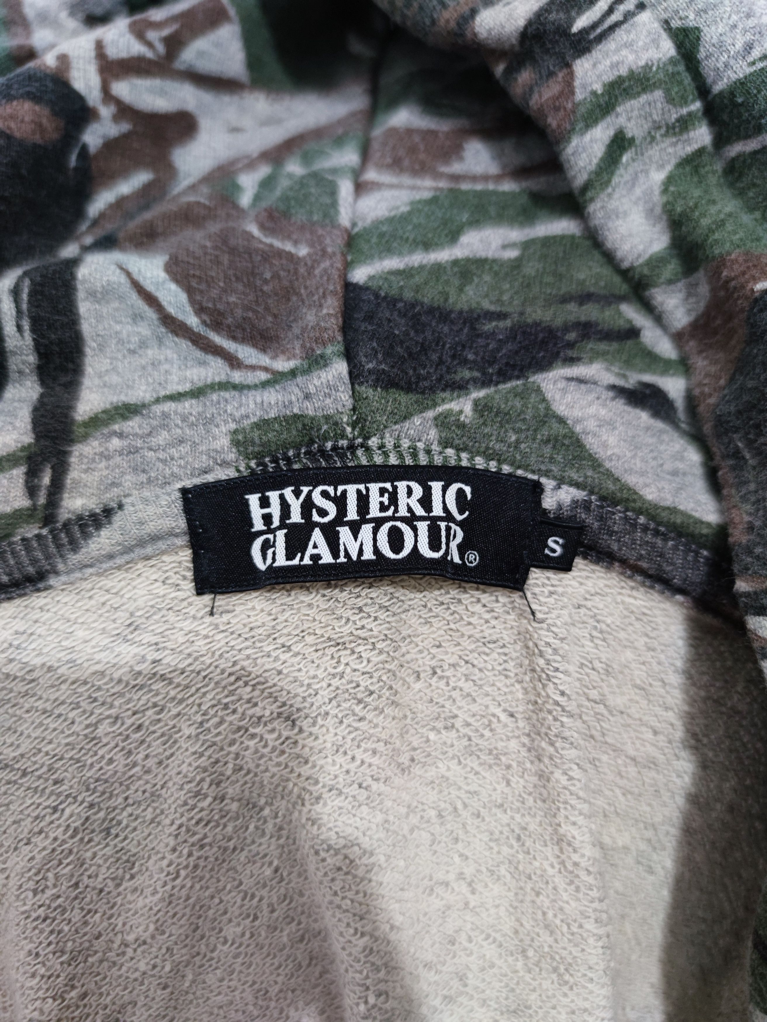 Hysteric Glamour Vtg Hysteric Glamour Camo Skull Zip Up Hoodie Size US S / EU 44-46 / 1 - 5 Thumbnail