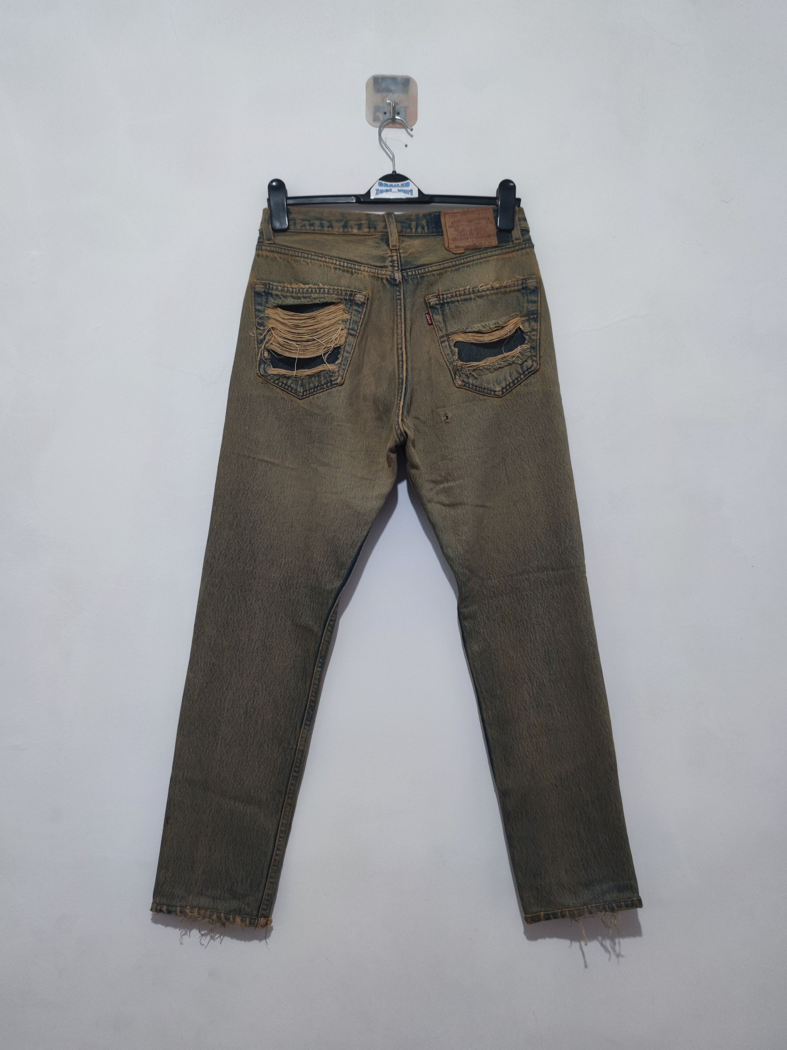 Levi's 60s big E distressed Levis 501 Size US 30 / EU 46 - 11 Thumbnail