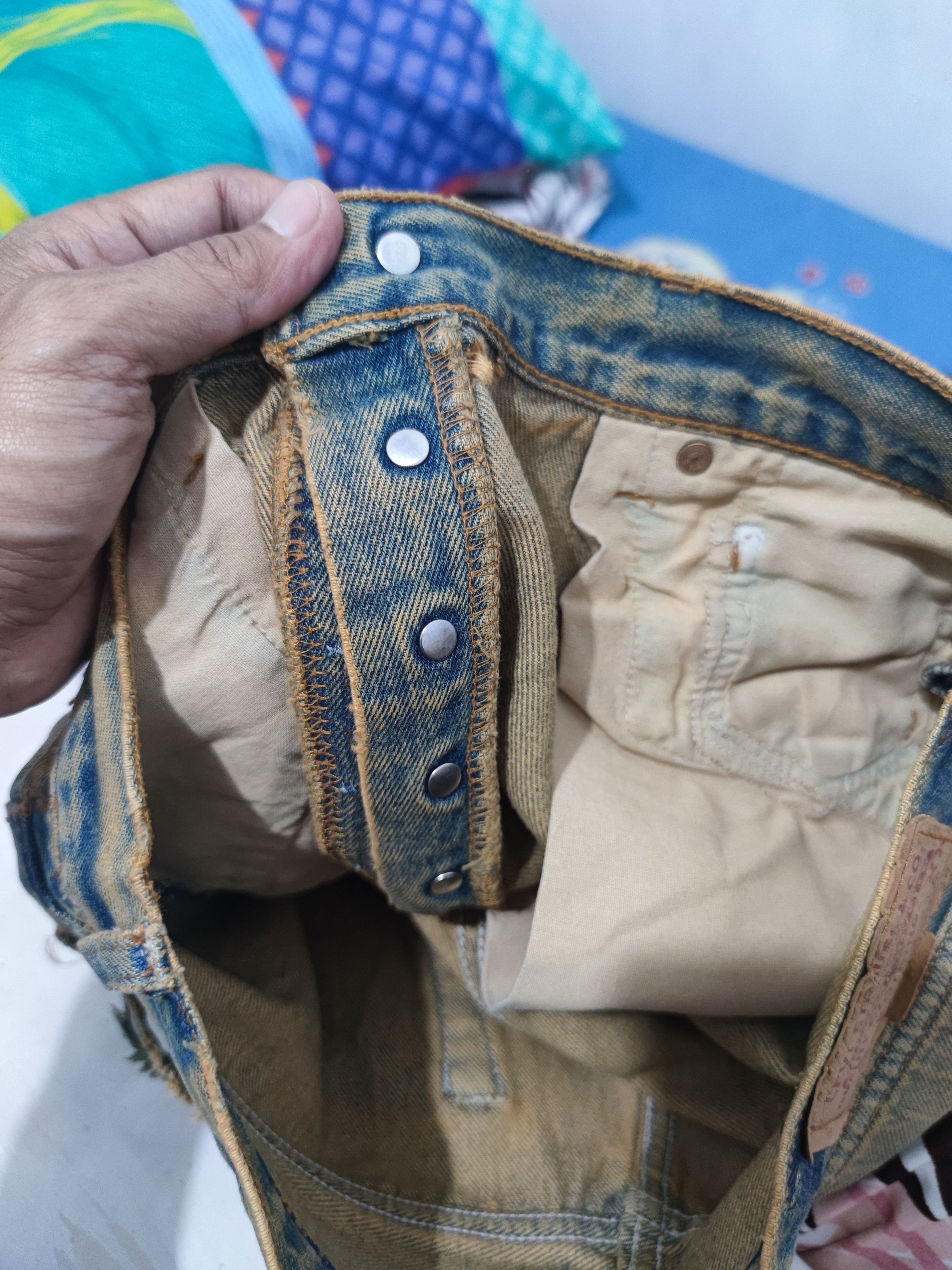 Levi's 60s big E distressed Levis 501 Size US 30 / EU 46 - 8 Thumbnail