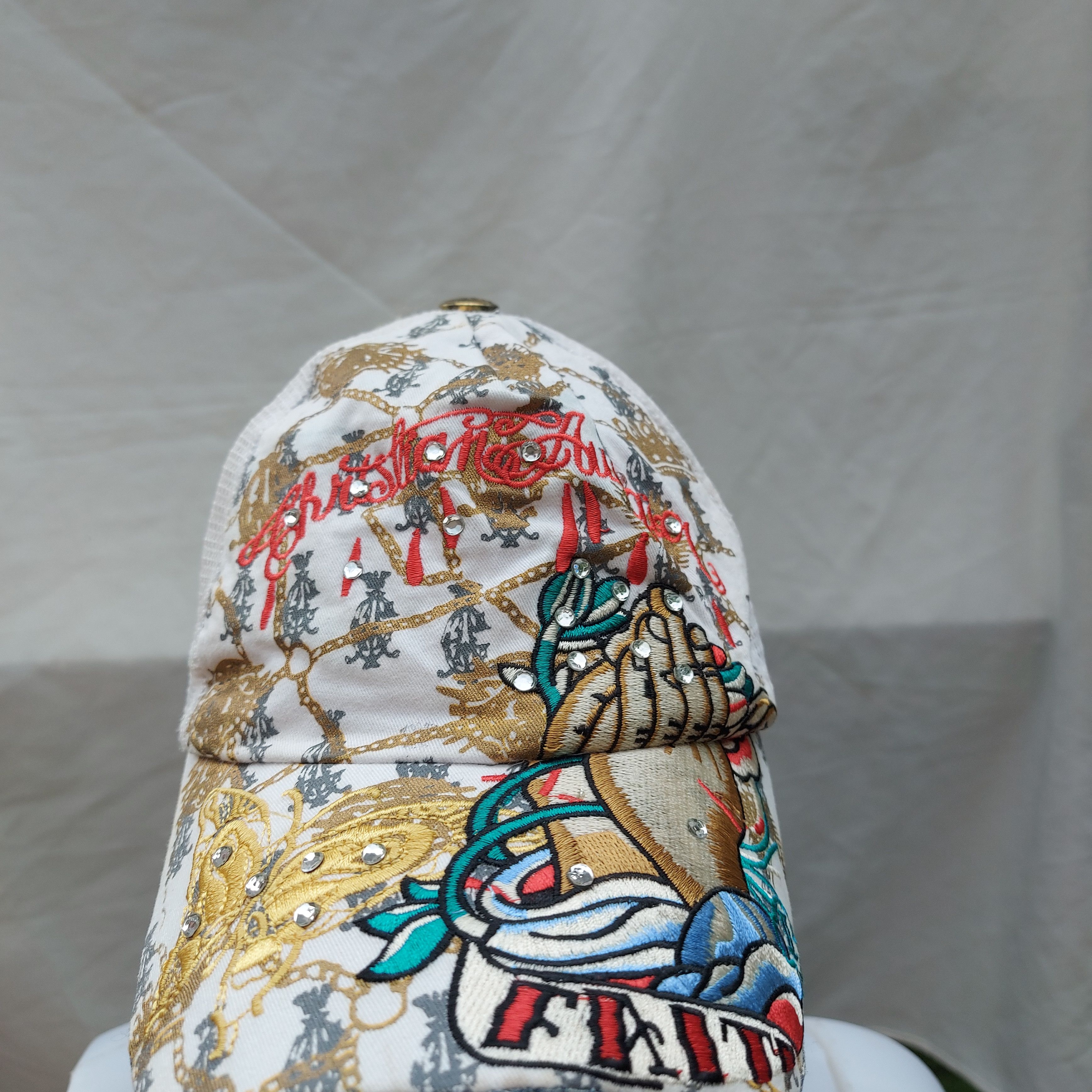 Christian Audigier Vintage Christian Audigier Trucker Hat Size ONE SIZE - 2 Thumbnail