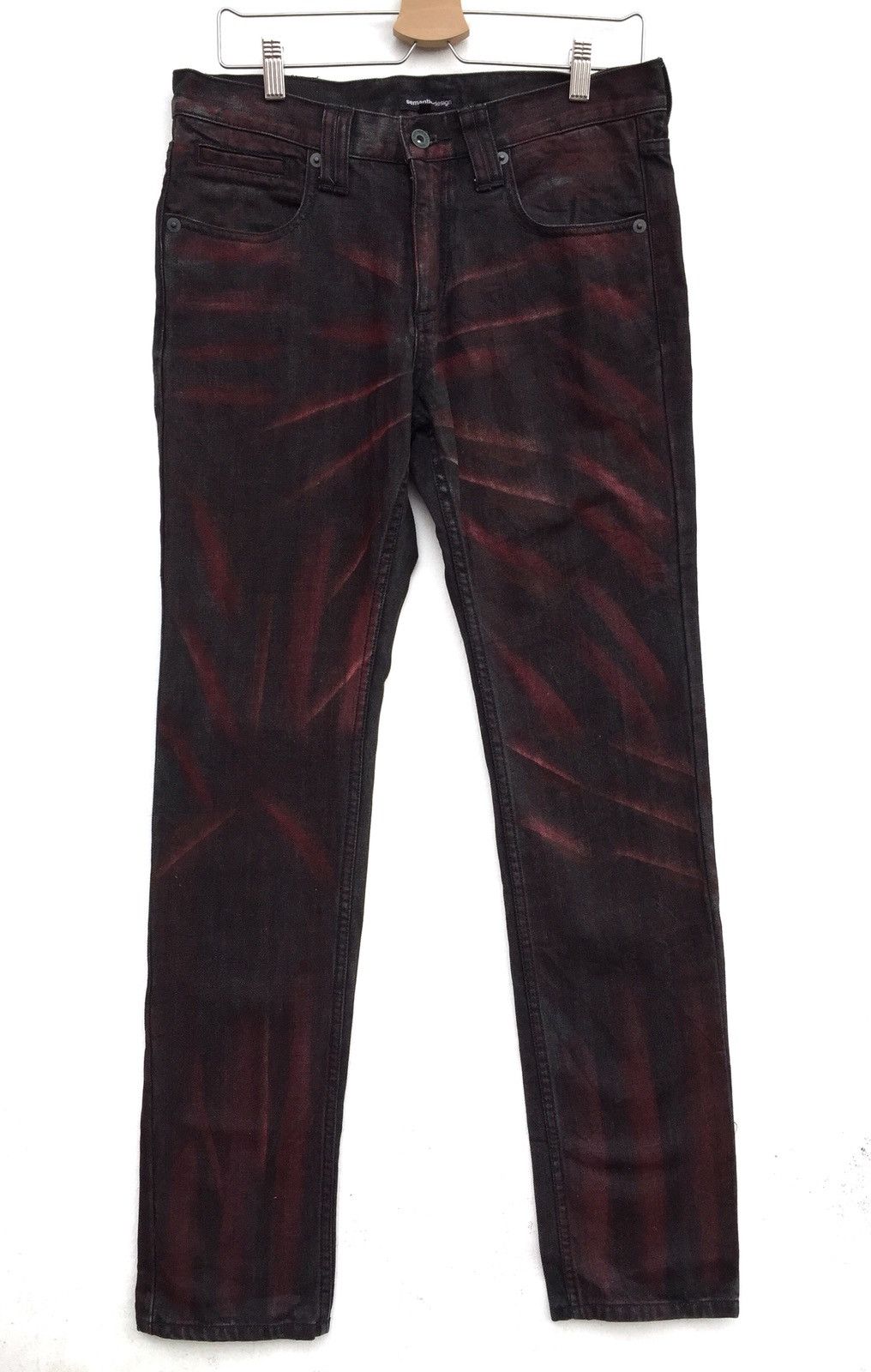 Japanese Brand Japanes Brand Semantic Design Chaos Red Bleach bondage Style Size US 32 / EU 48 - 1 Thumbnail