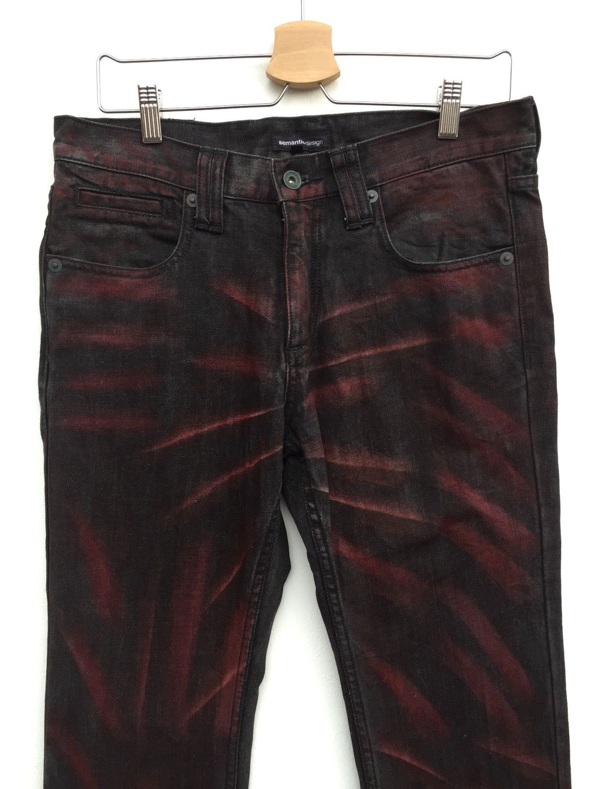 Japanese Brand Japanes Brand Semantic Design Chaos Red Bleach bondage Style Size US 32 / EU 48 - 2 Thumbnail