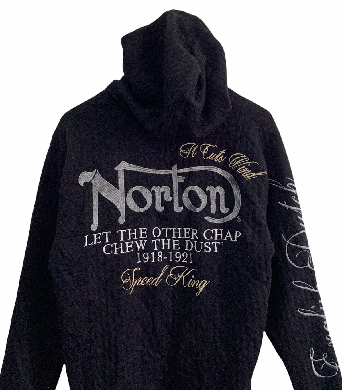 Harley Davidson 🔥Vintage Norton Motorcycle Speed King Motorcycle Hoodies Size US M / EU 48-50 / 2 - 2 Thumbnail